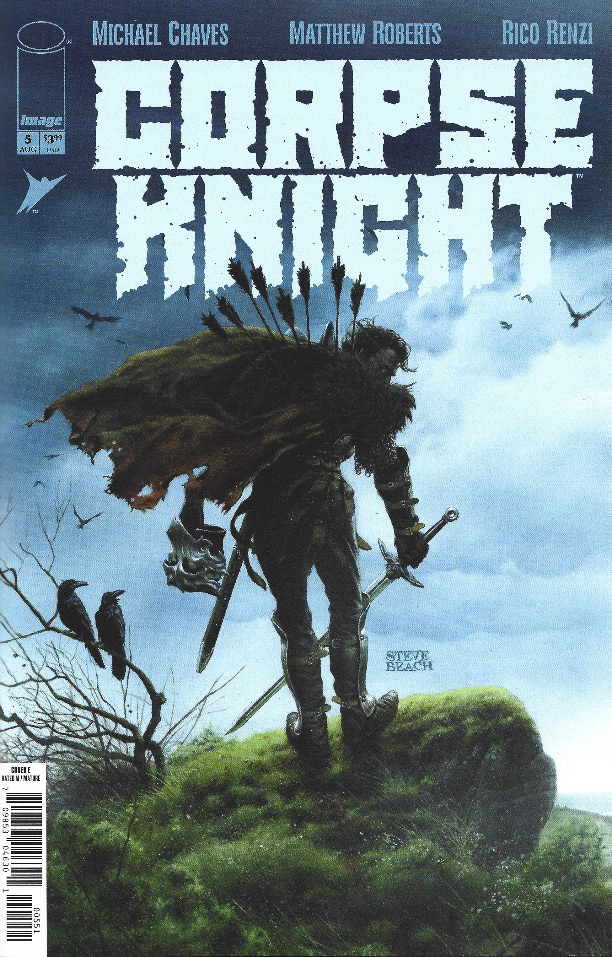 Corpse Knight #5 1:50 Steve Beach Variant Image 2026 Michael Chaves