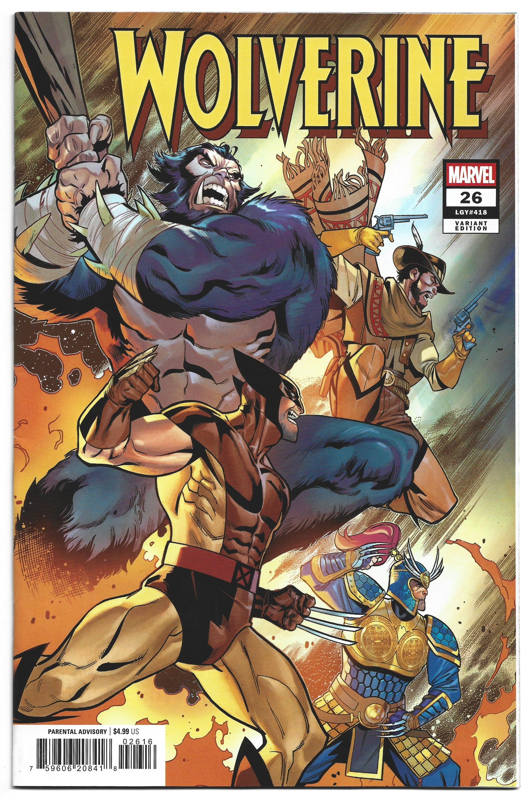 Wolverine #26 1:25 Paco Medina Variant Marvel 2024 Saladin Ahmed VF/NM