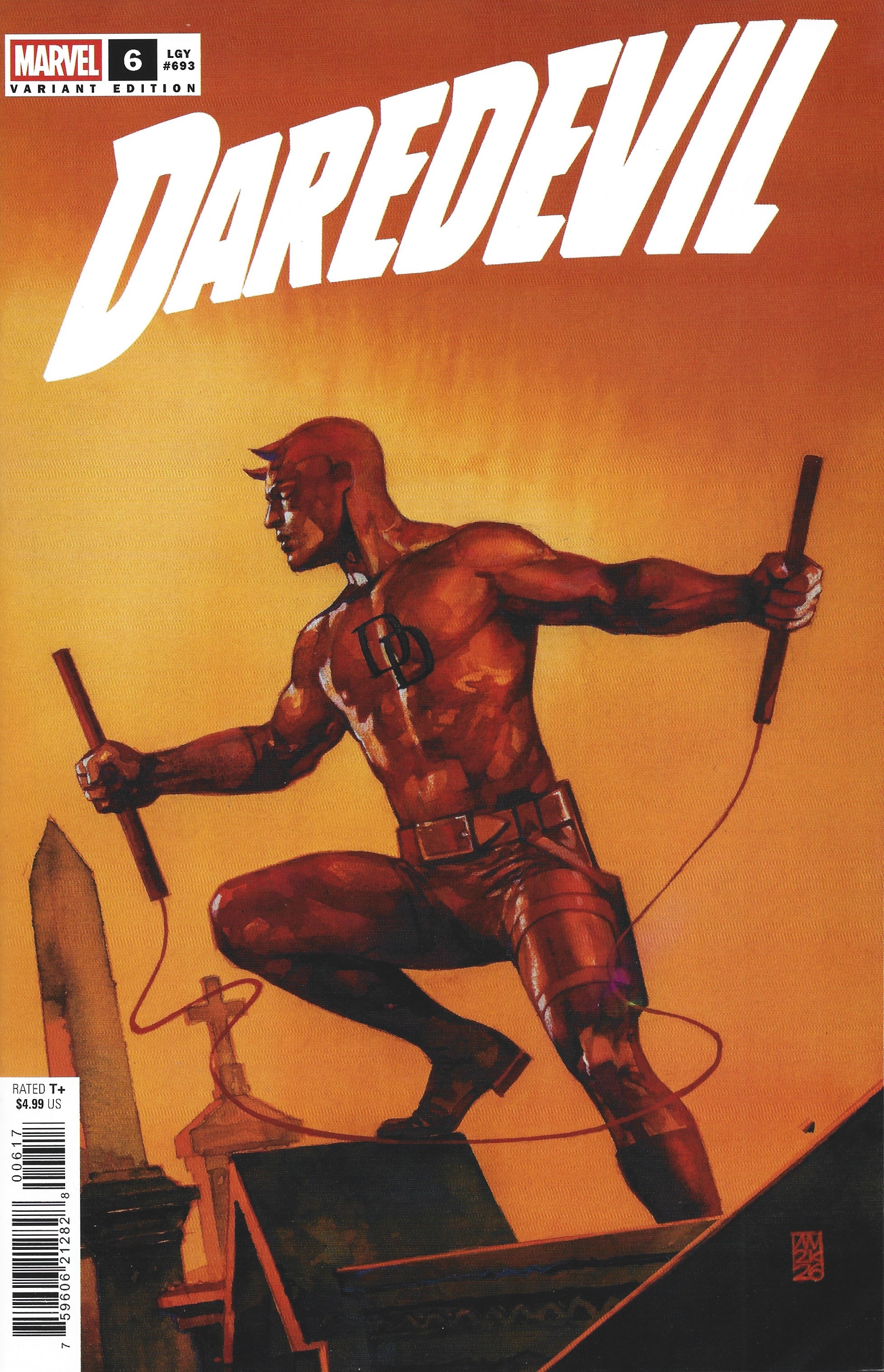 Daredevil #6 1:25 Alex Maleev Variant Marvel 2026 Phillips Flaviano
