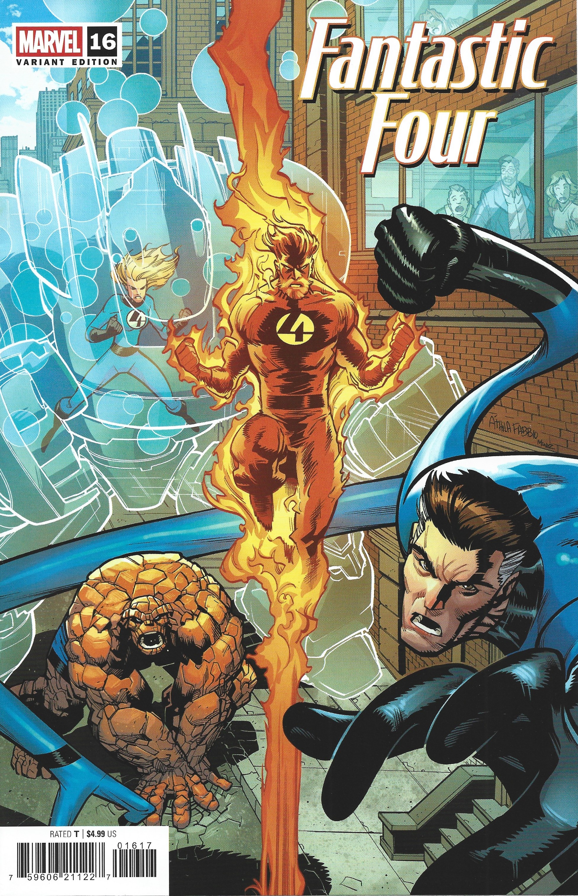 Fantastic Four #16 1:25 Athila Fabbio Variant Marvel 2025 Ryan North