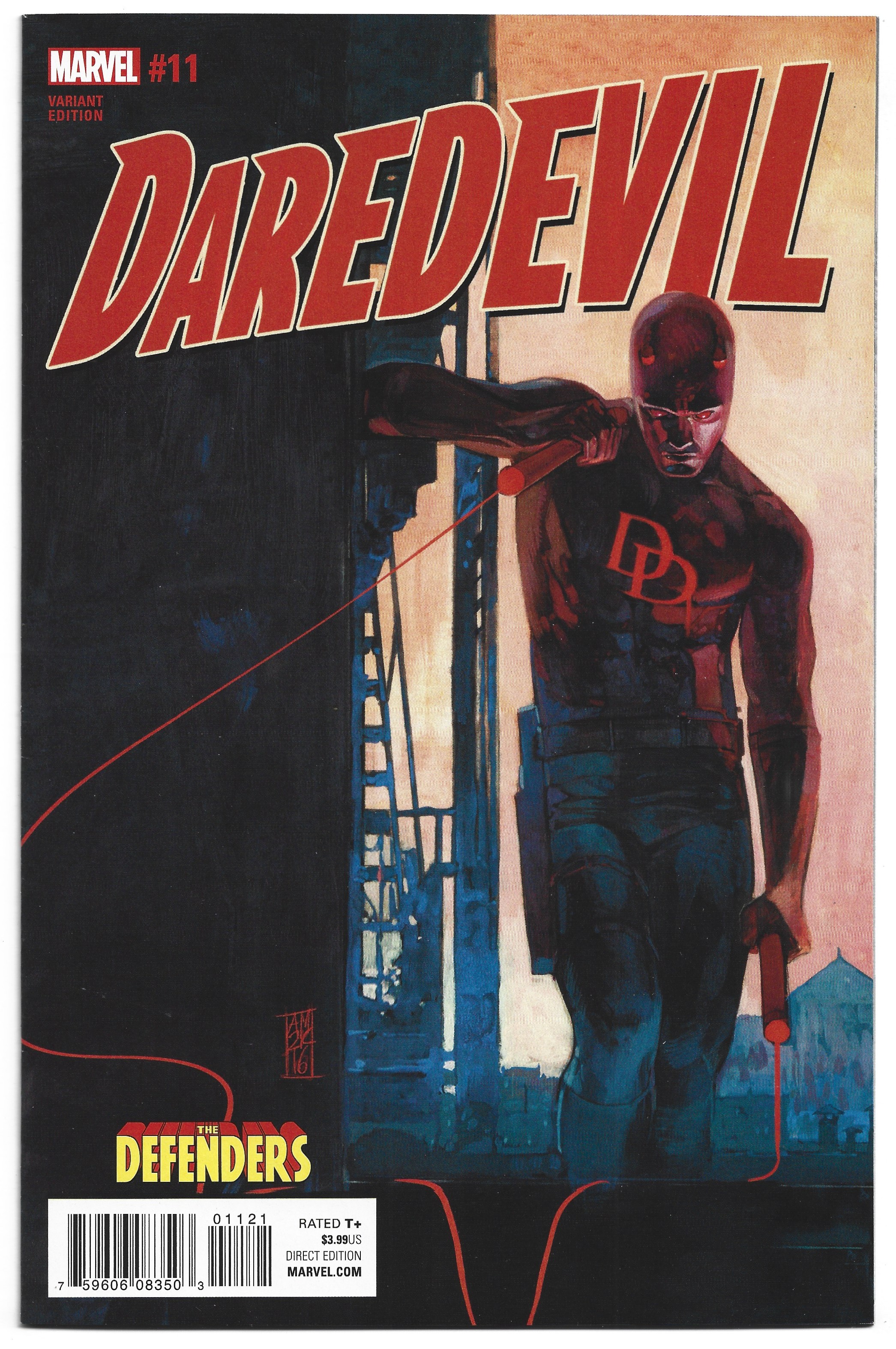 Daredevil #11 Alex Maleev Defenders Variant Marvel 2016 1st Muse VF/NM