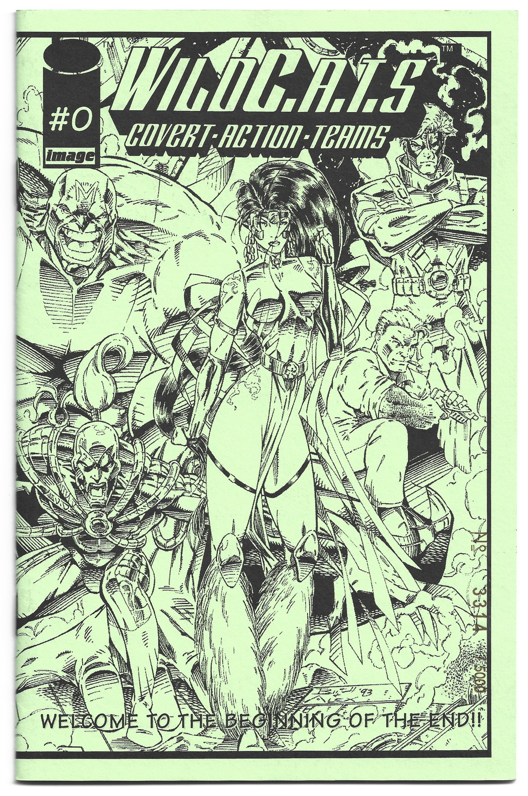 WildC.A.T.S #0 Special Ashcan Edition Image 1993 Jim Lee Brett Booth