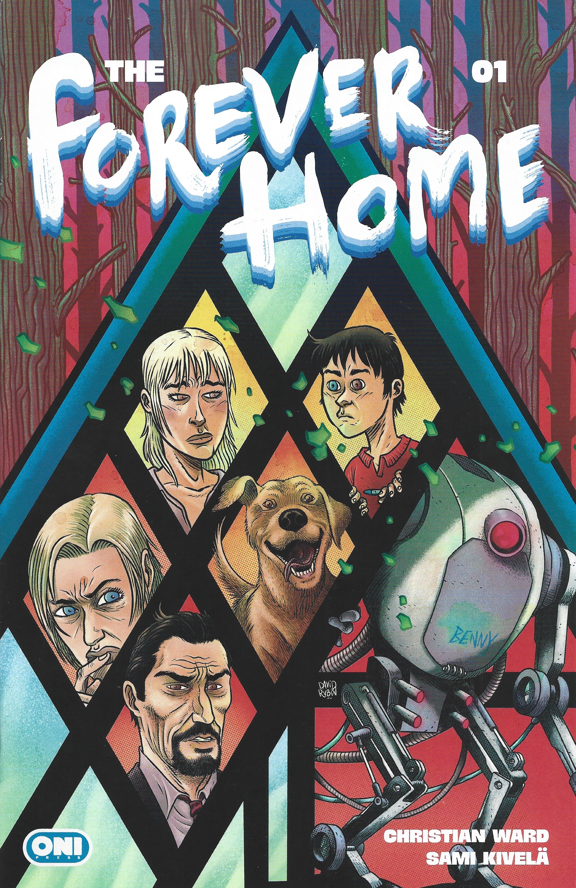 Forever Home #1 1:20 David Rubin Variant Oni Press 2026 Ward Kivela