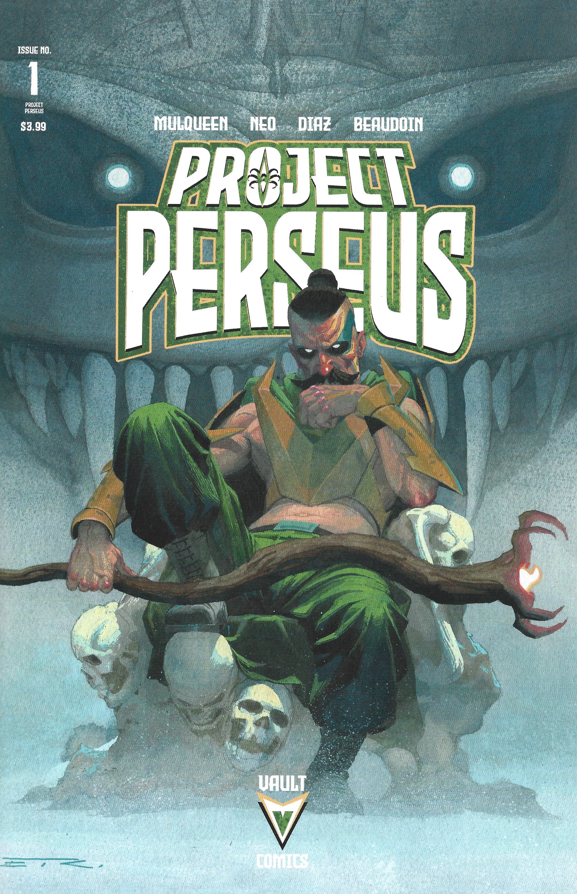 Project Perseus #1 1:10 Esad Ribic Variant Vault 2026 Mulqueen Neo