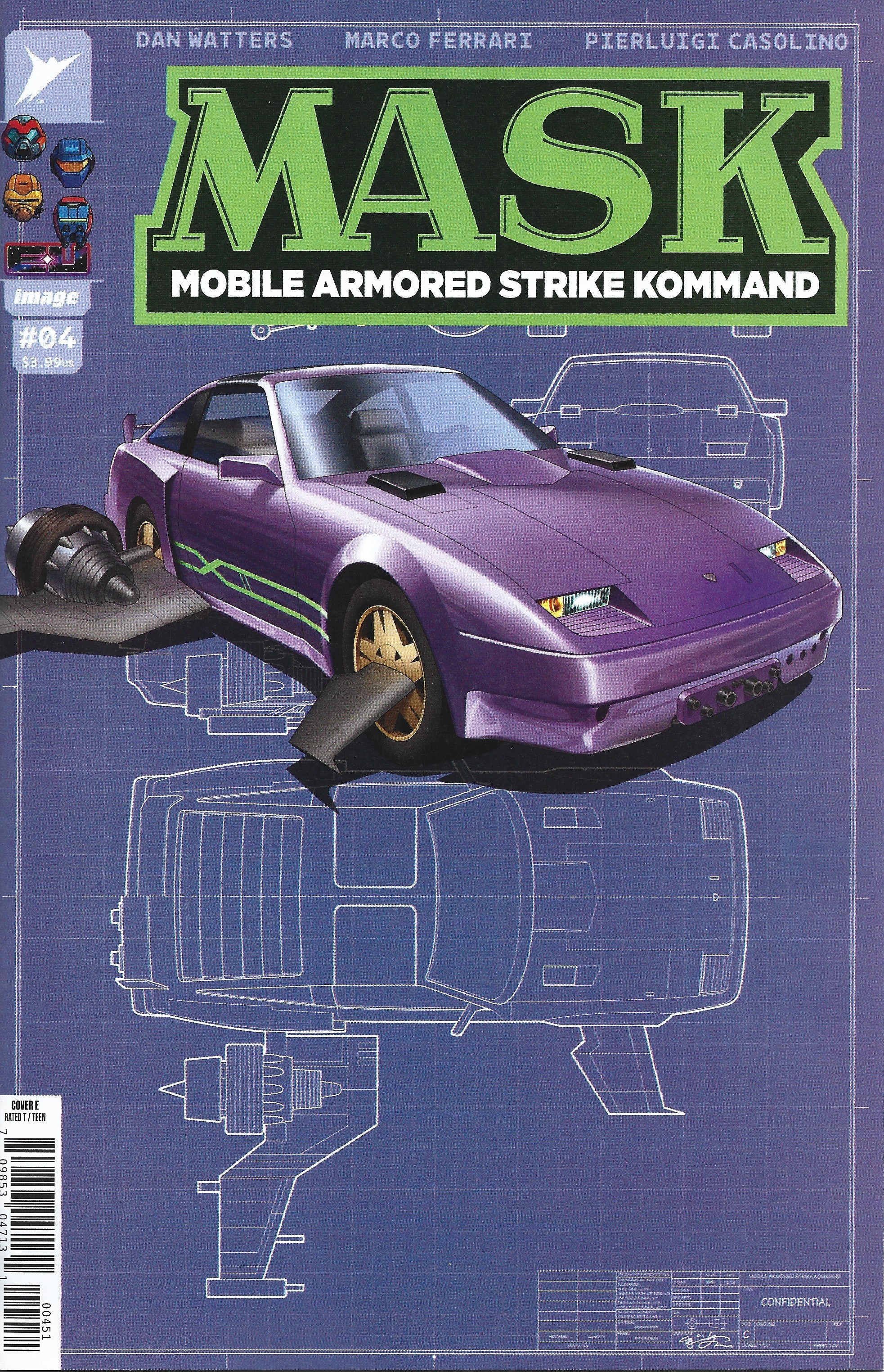 M.A.S.K. #4 1:50 EJ Su Variant Image 2026 Dan Watters Energon Univ