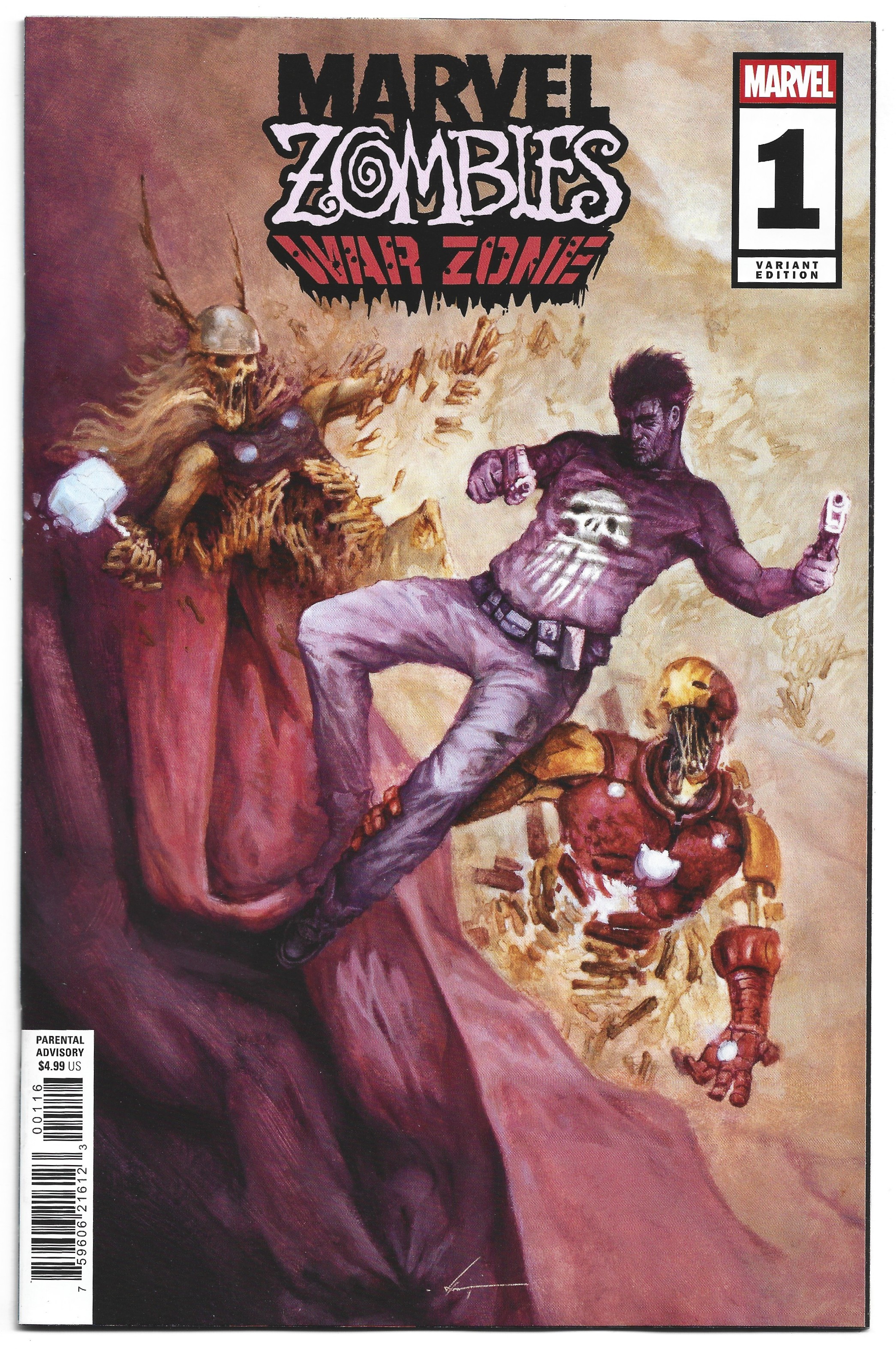Marvel Zombies War Zone #1 1:25 Domenico Cava Variant 2026 Tom Waltz NM-