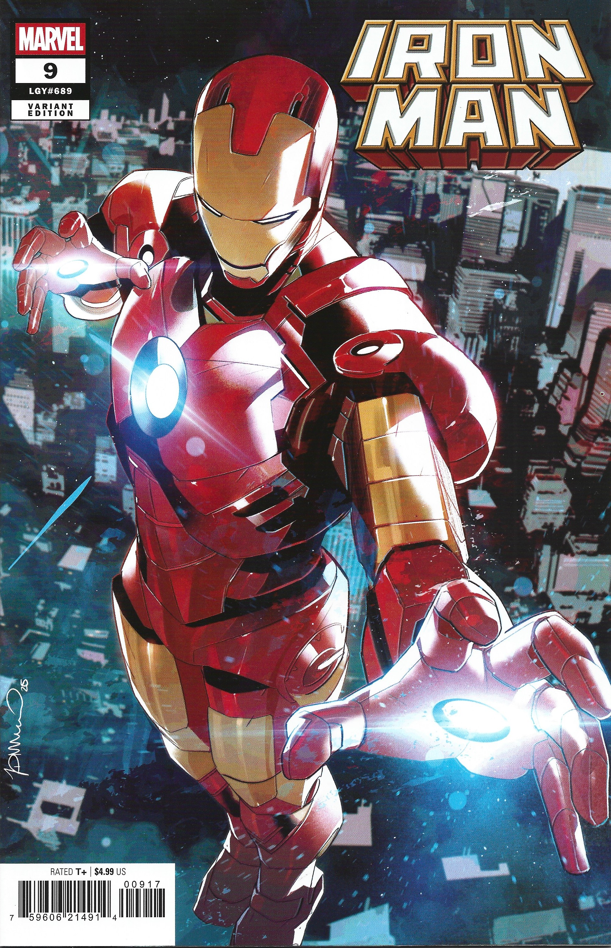 Iron Man #9 1:25 Simone Di Meo Variant Marvel 2026 Joshua Williamson