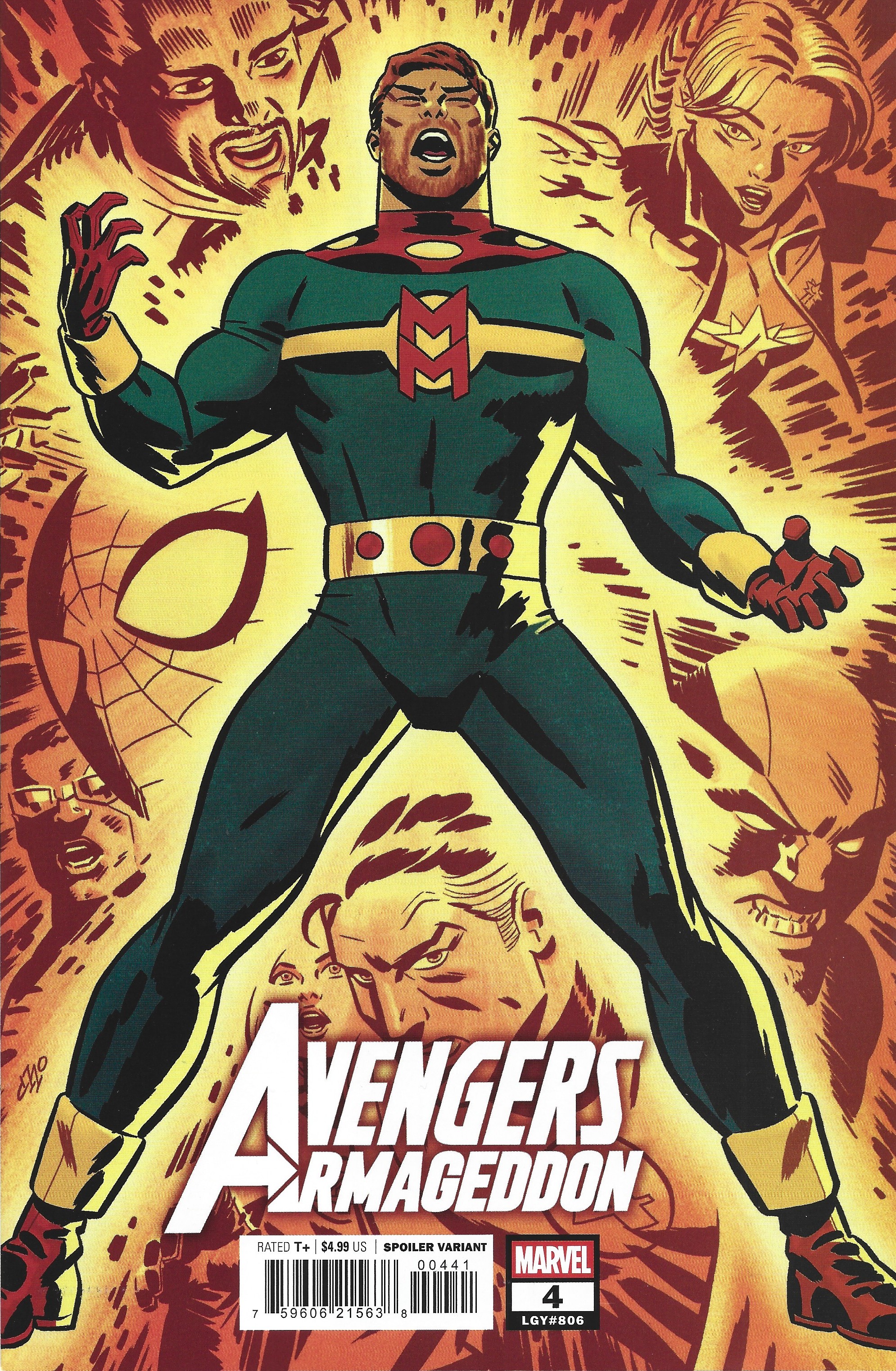 Avengers Armageddon #4 Michael Cho Spoiler Variant Mister Miracle Marvel 2026