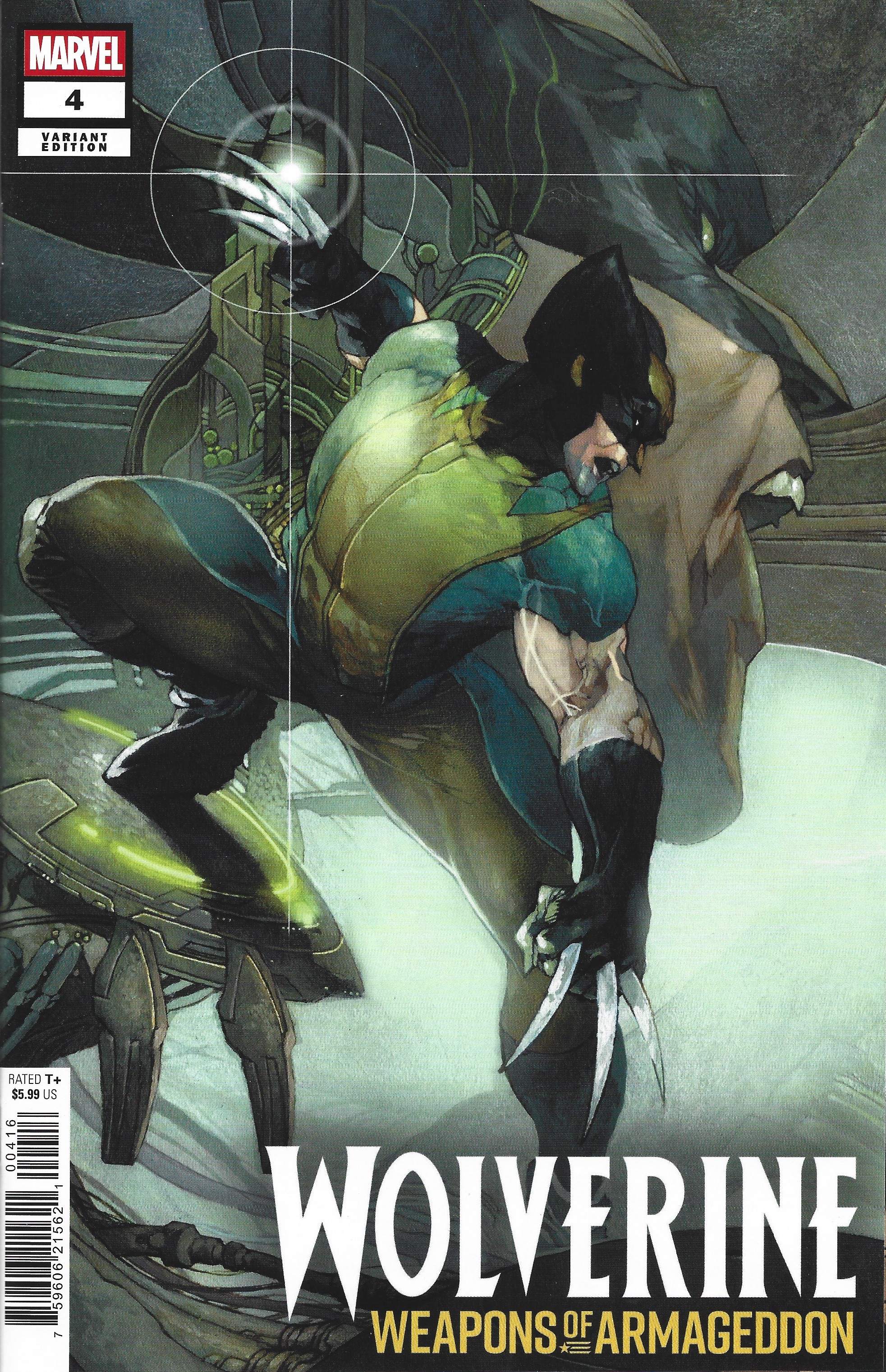 Wolverine Weapons of Armageddon #4 1:25 Simone Bianchi Variant Marvel 2026
