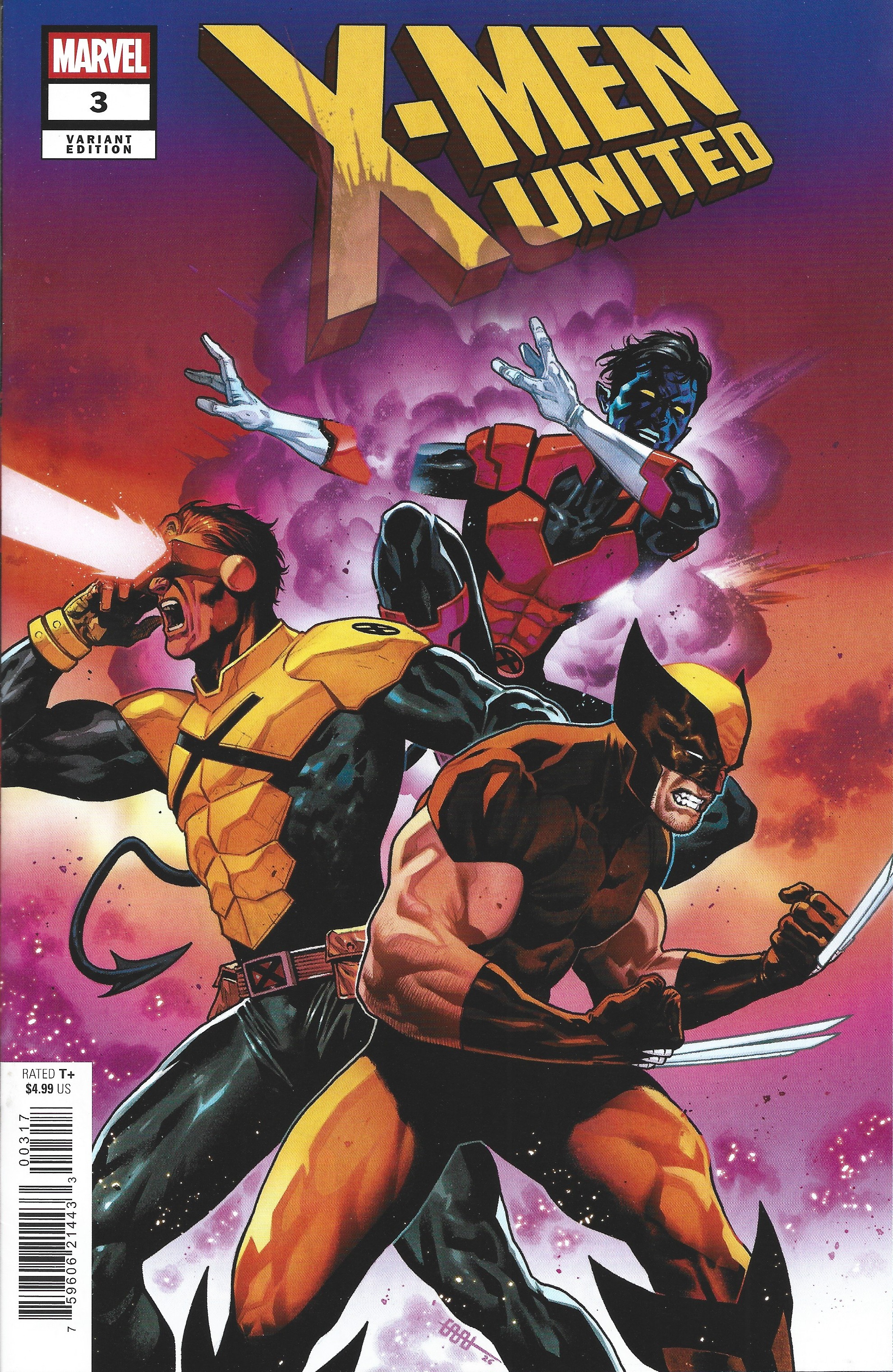 X-Men United #3 1:25 CAFU Variant Marvel 2026 Eve L Ewing