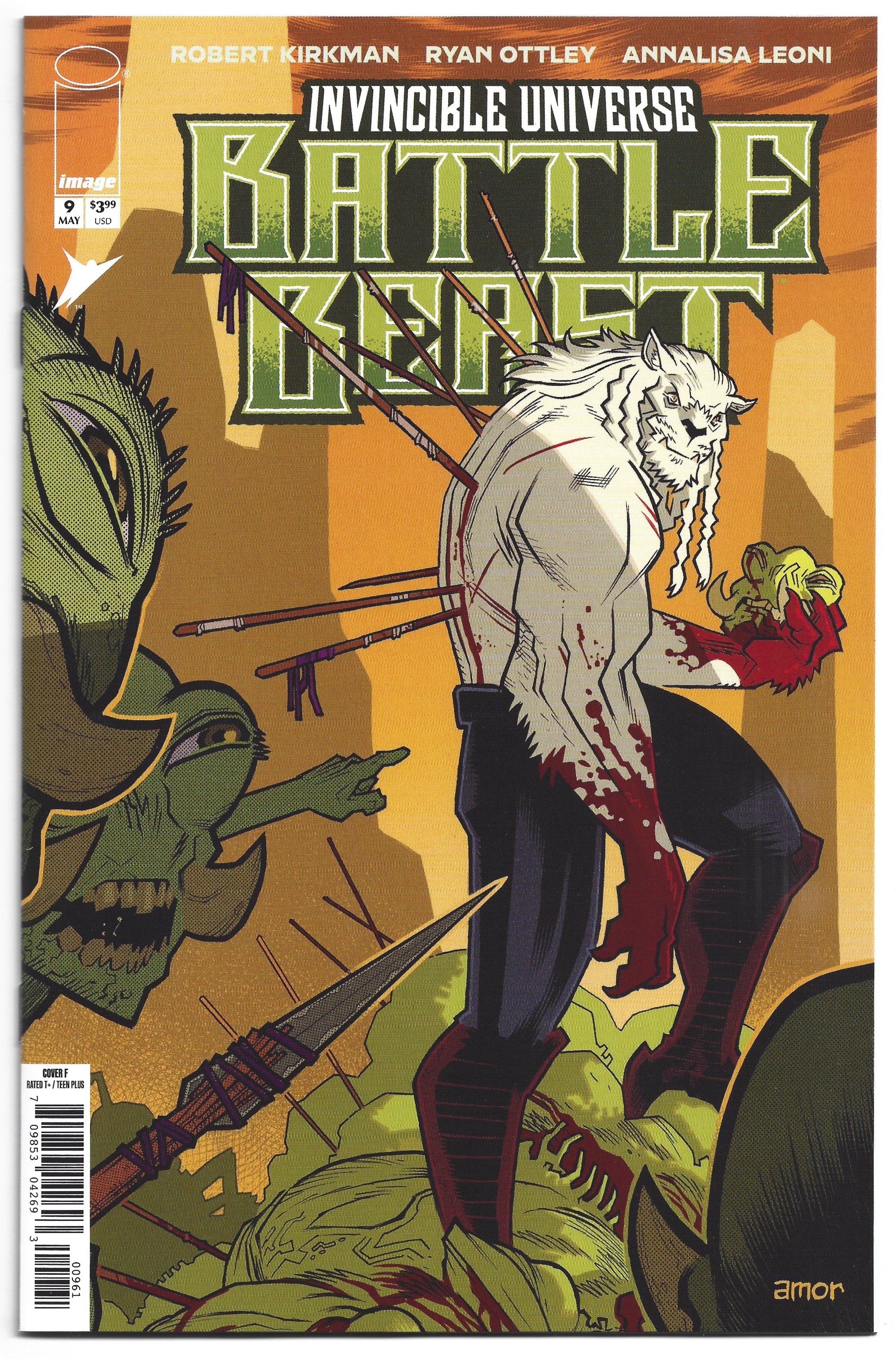 Invincible Universe Battle Beast #9 1:100 John Amor Variant Image 2025