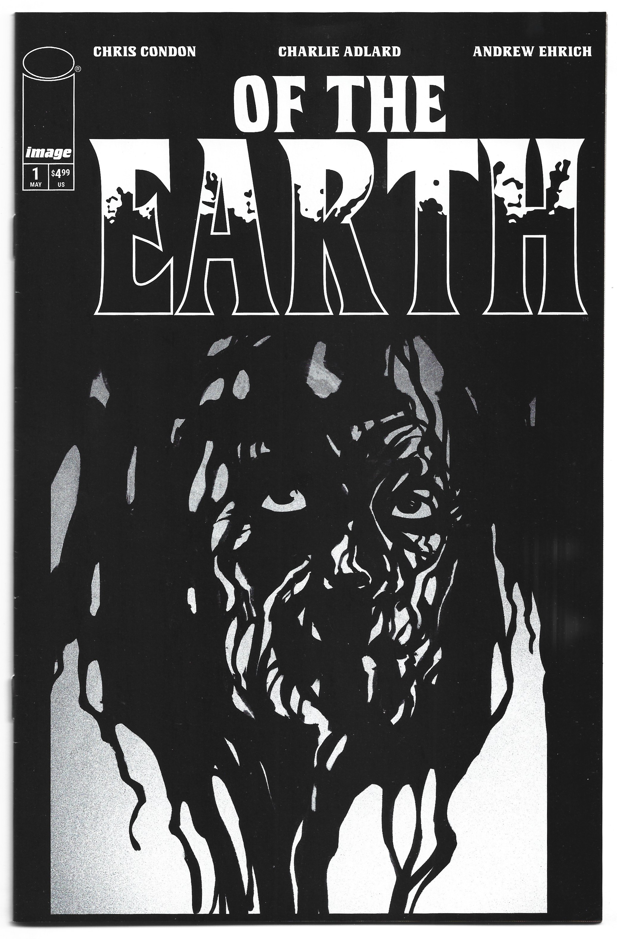 Of the Earth #1 1:25 Jacob Phillips B&W Variant Image 2026 Condon Adlard NM-