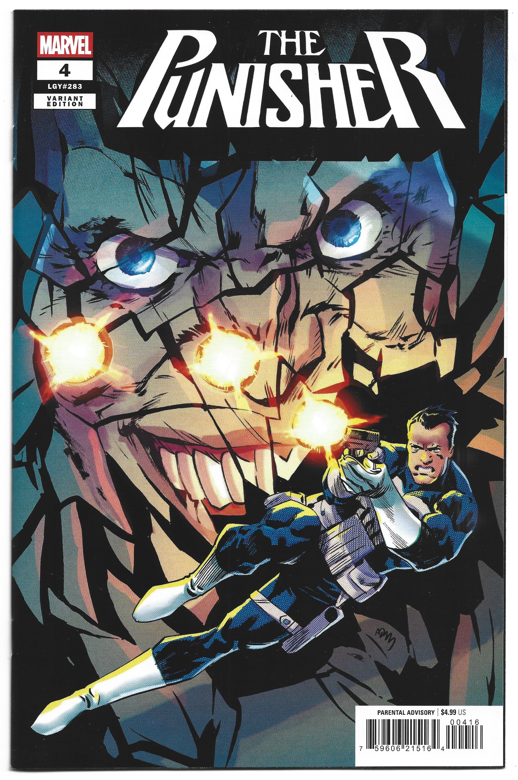 Punisher #4 1:25 Adam Gorham Variant Marvel 2026 Benjamin Percy NM-