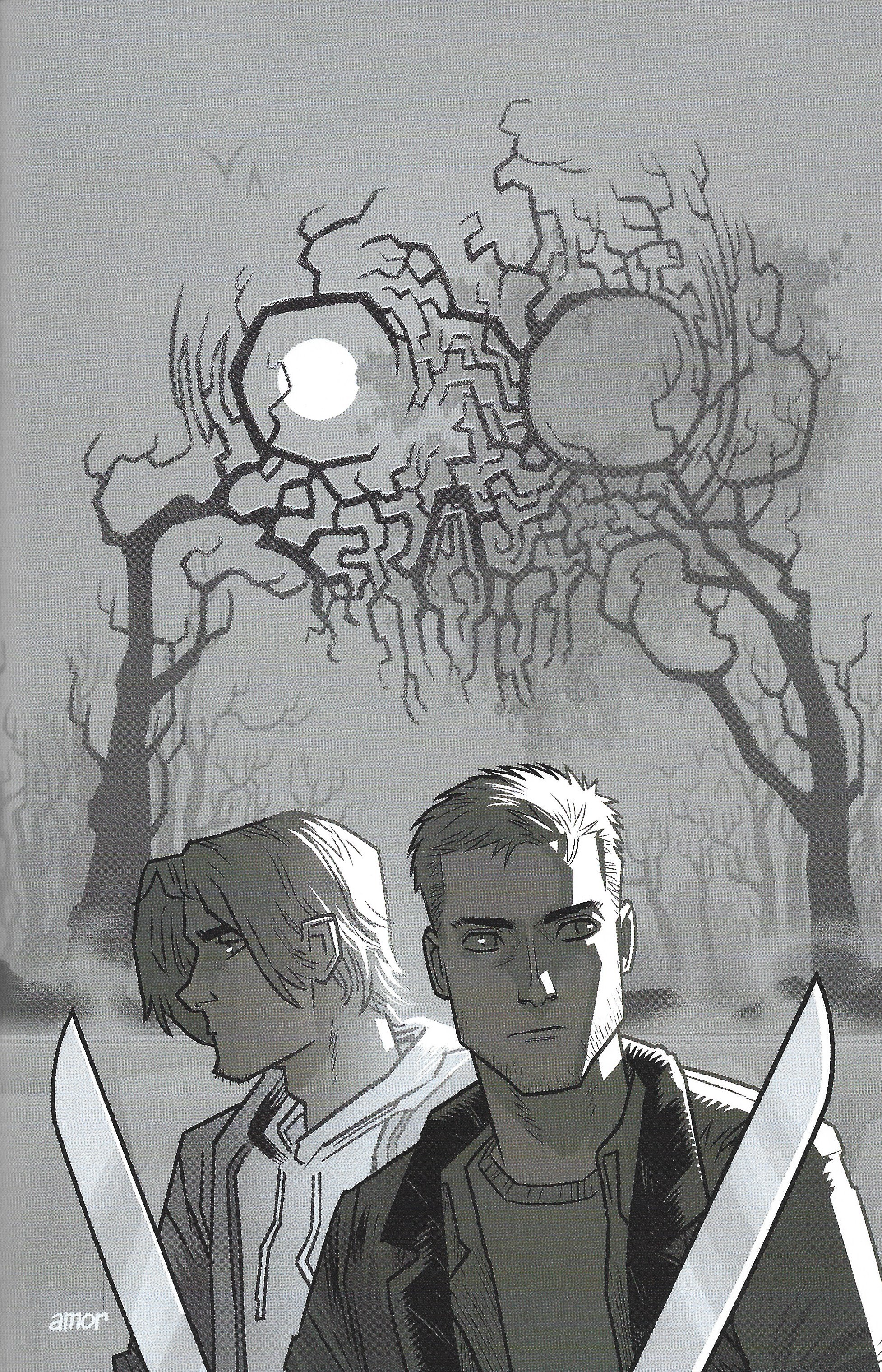 Supernatural #7 1:5 John Amor B&W Virgin Variant Dynamite 2025