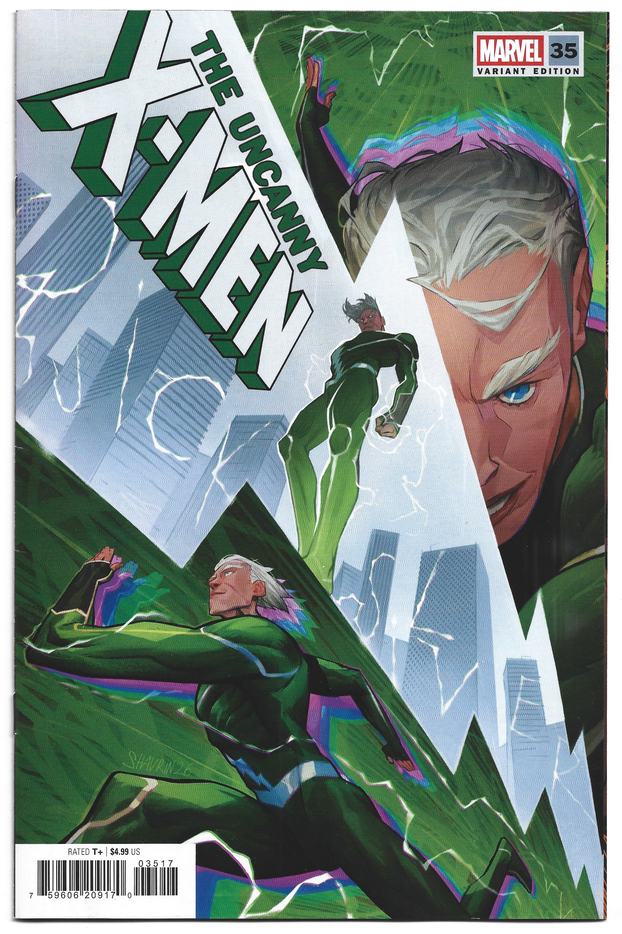 Uncanny X-Men #35 1:25 Ivan Shavrin Variant Marvel 2026 Gail Simone VF/NM
