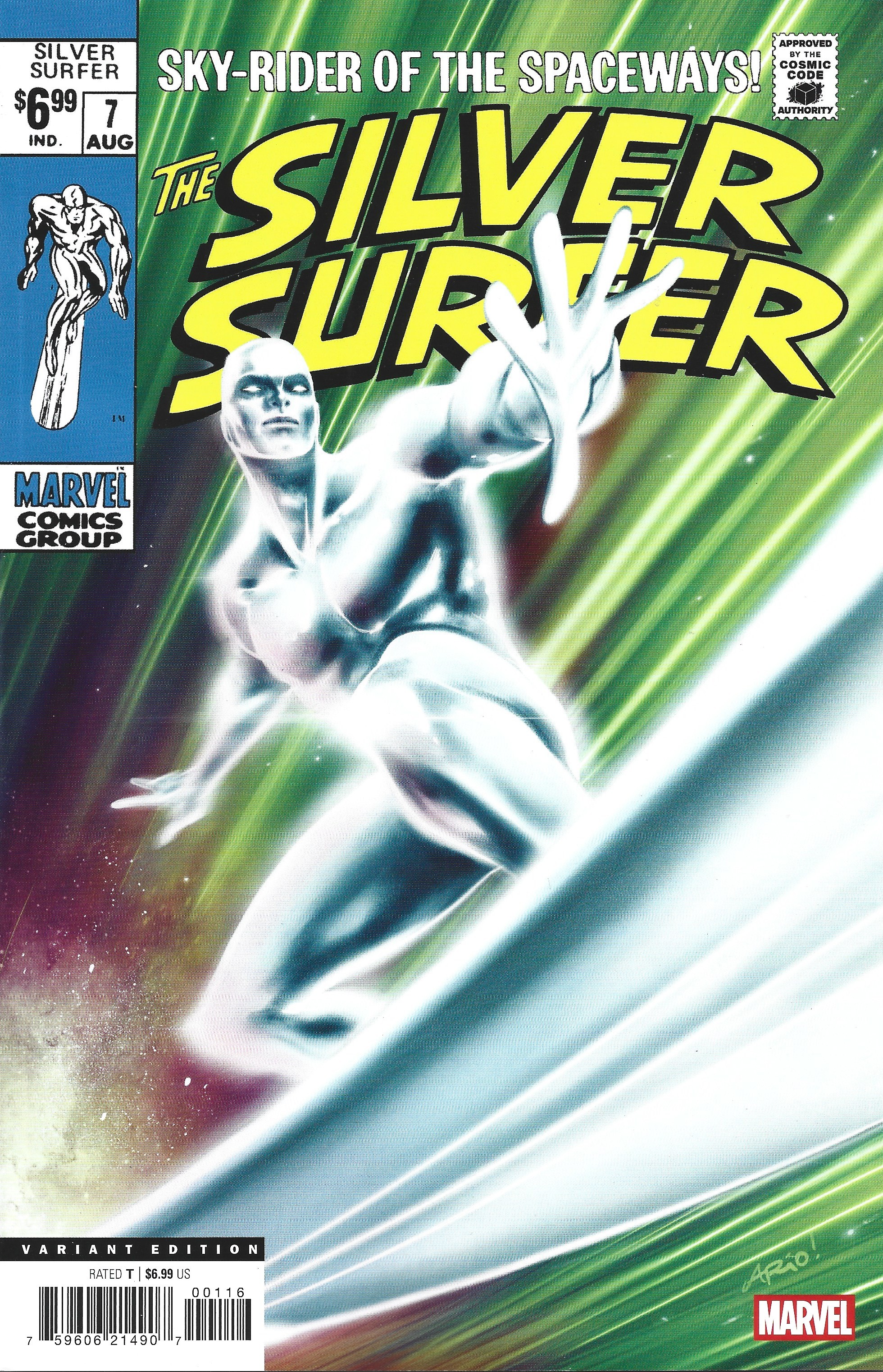 Silver Surfer #7 Facsimile Edition 1:25 Ario Anindito Variant Marvel 2026