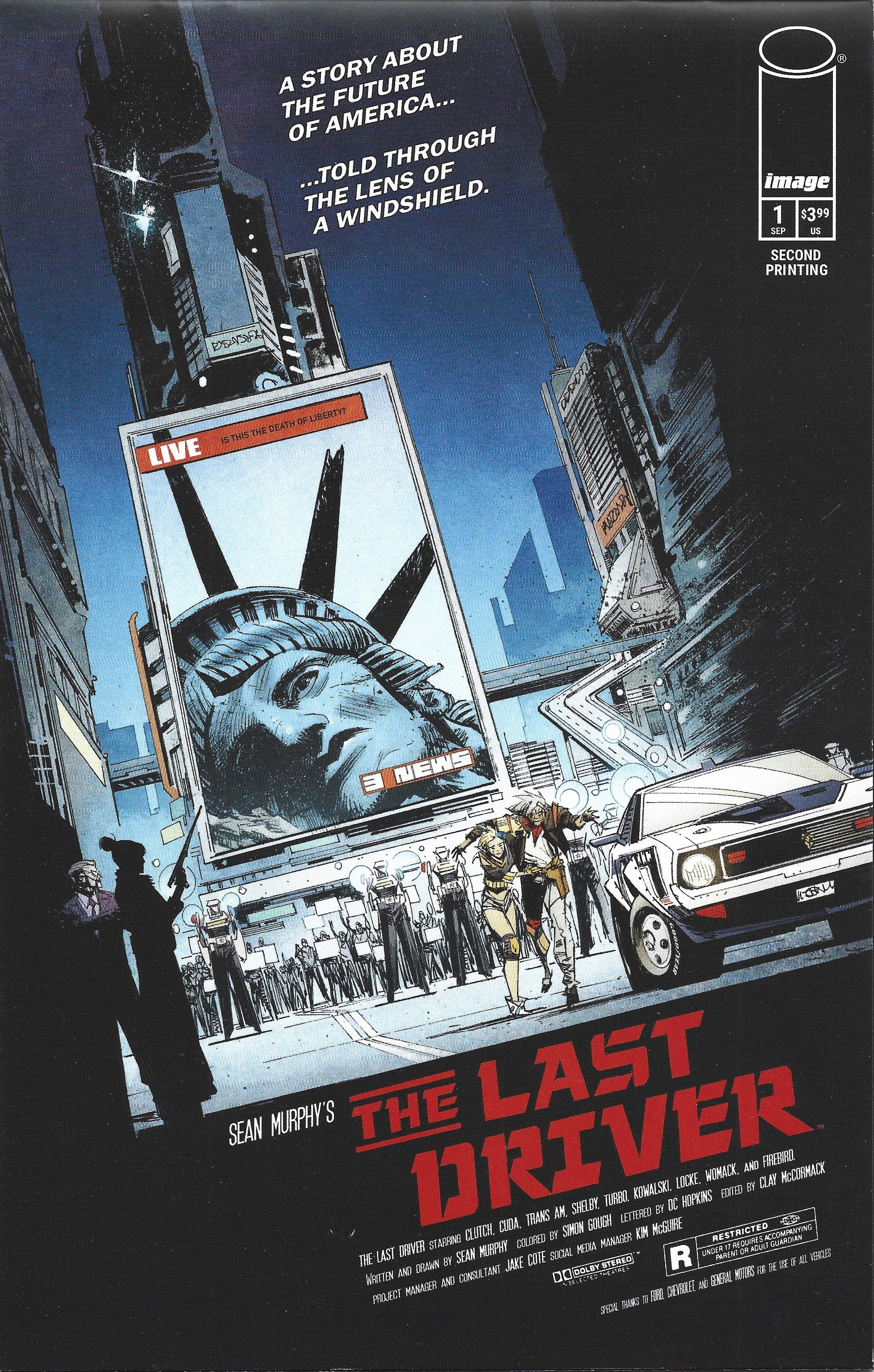 Last Driver #1 2nd Print Sean Murphy Movie Homage Variant Image 2026