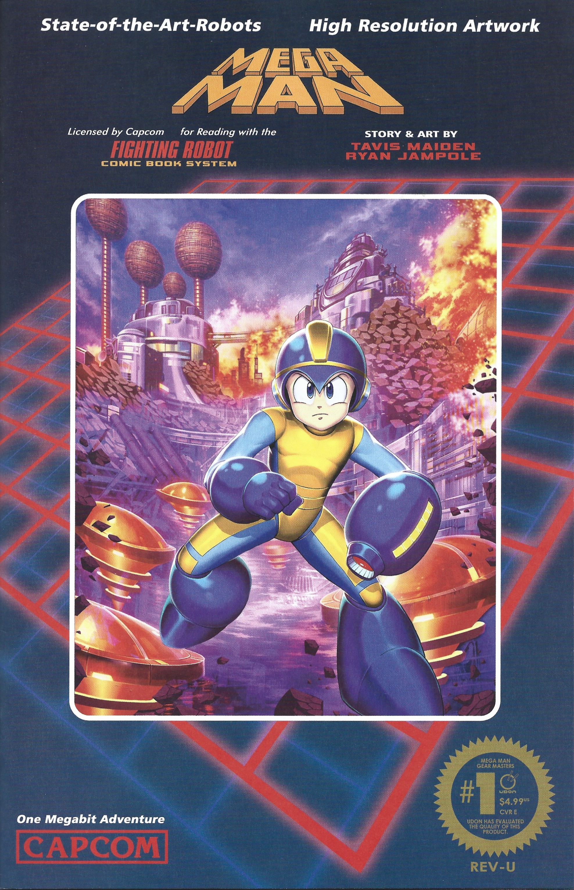 Mega Man Gear Masters #1 1:5 Genzoman Variant Udon 2026 Tavis Maiden