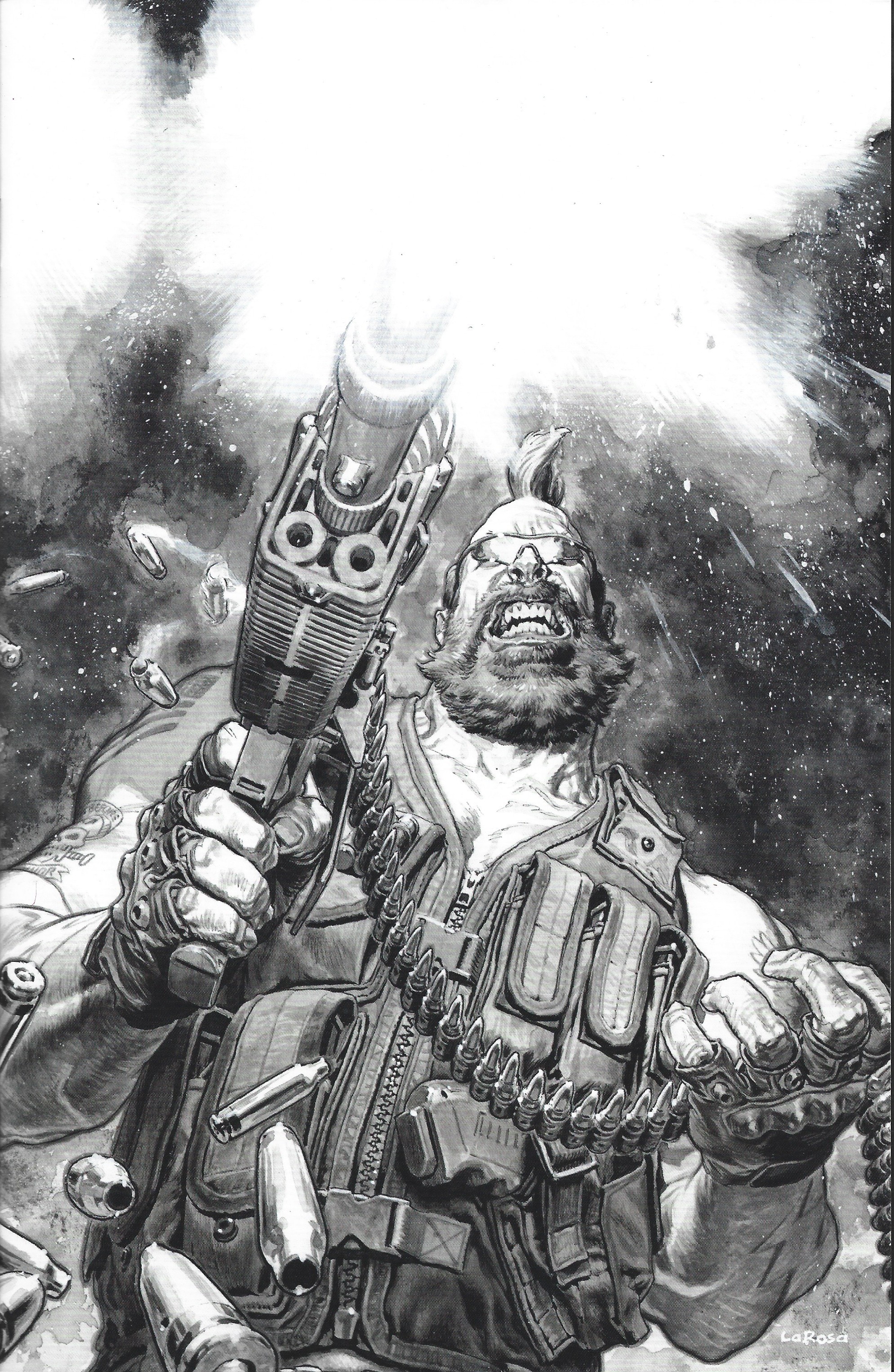 Fort Psycho #2 1:20 Lewis LaRosa B&W Virgin Variant Oni Press 2026 Matt Kindt
