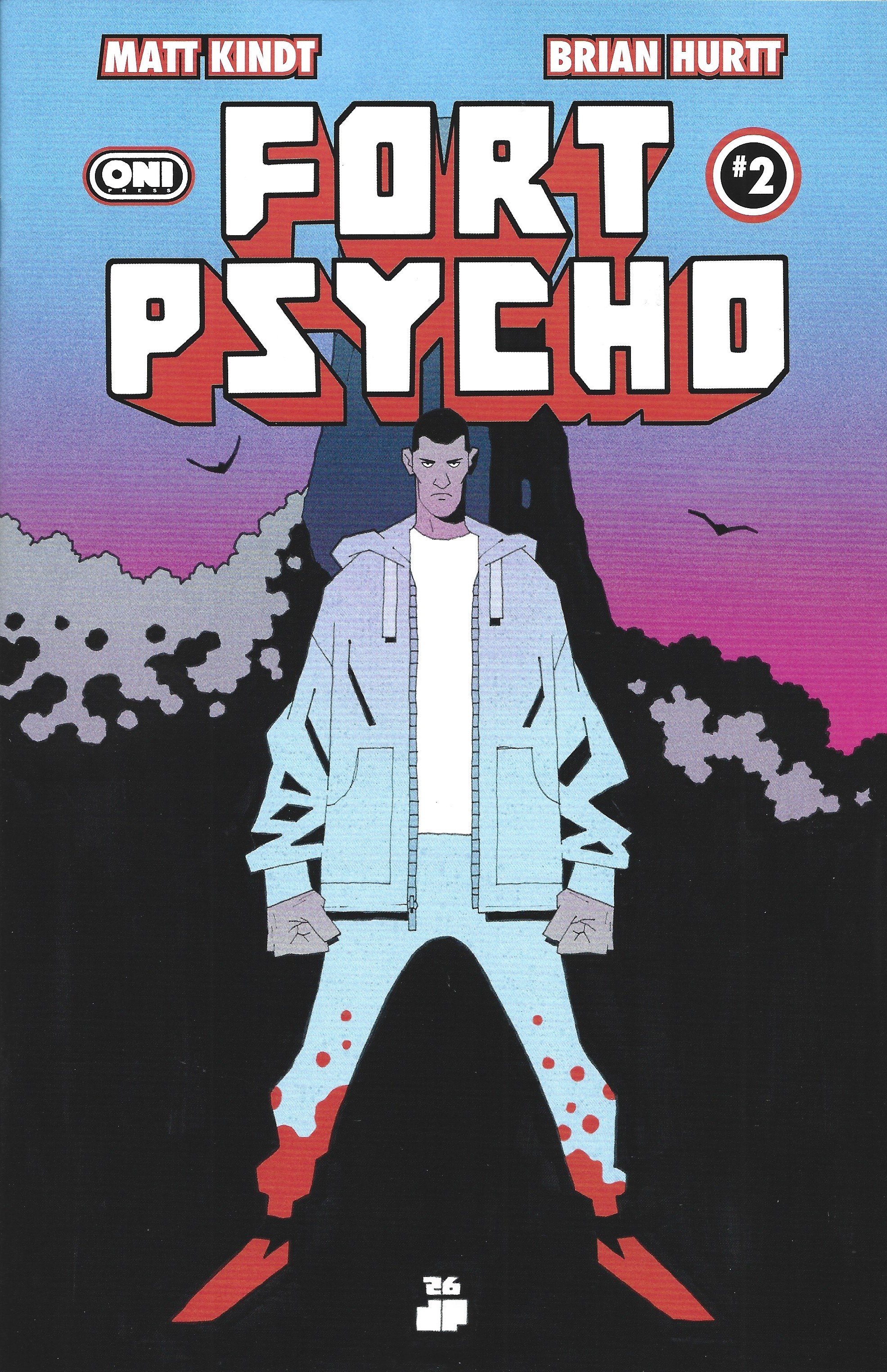 Fort Psycho #2 1:10 Joe Palmer Variant Oni Press 2026 Matt Kindt Brian Hurtt