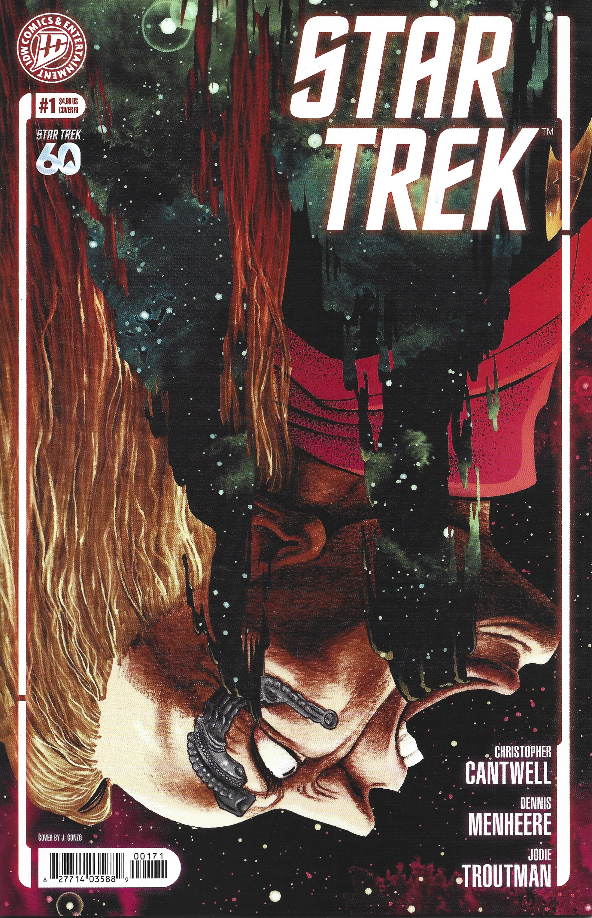 Star Trek #1 1:25 J Gonzo Variant IDW 2026 Christopher Cantwell