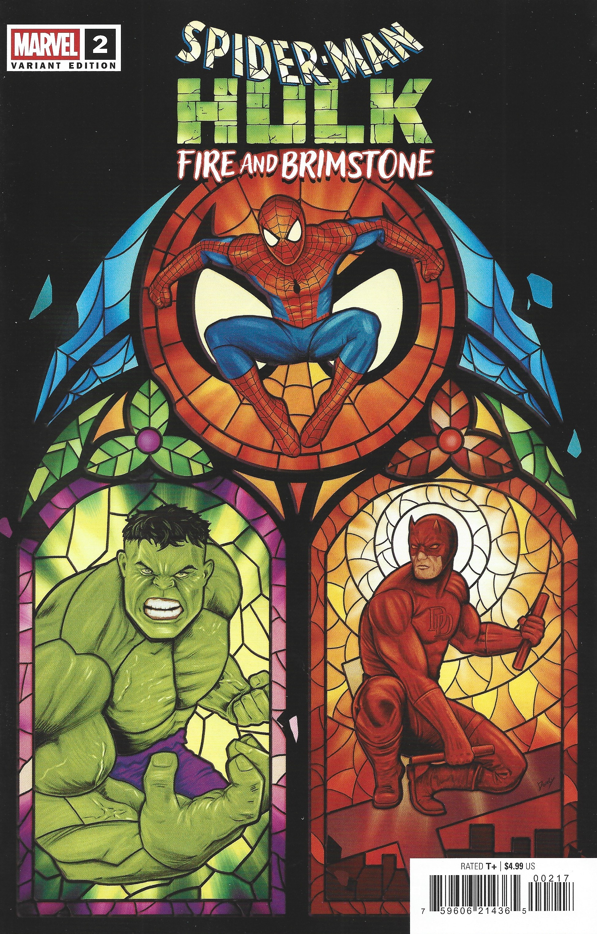 Spider-Man Hulk Fire and Brimstone #2 1:25 Doaly Variant Marvel 2026 Kevin Smith