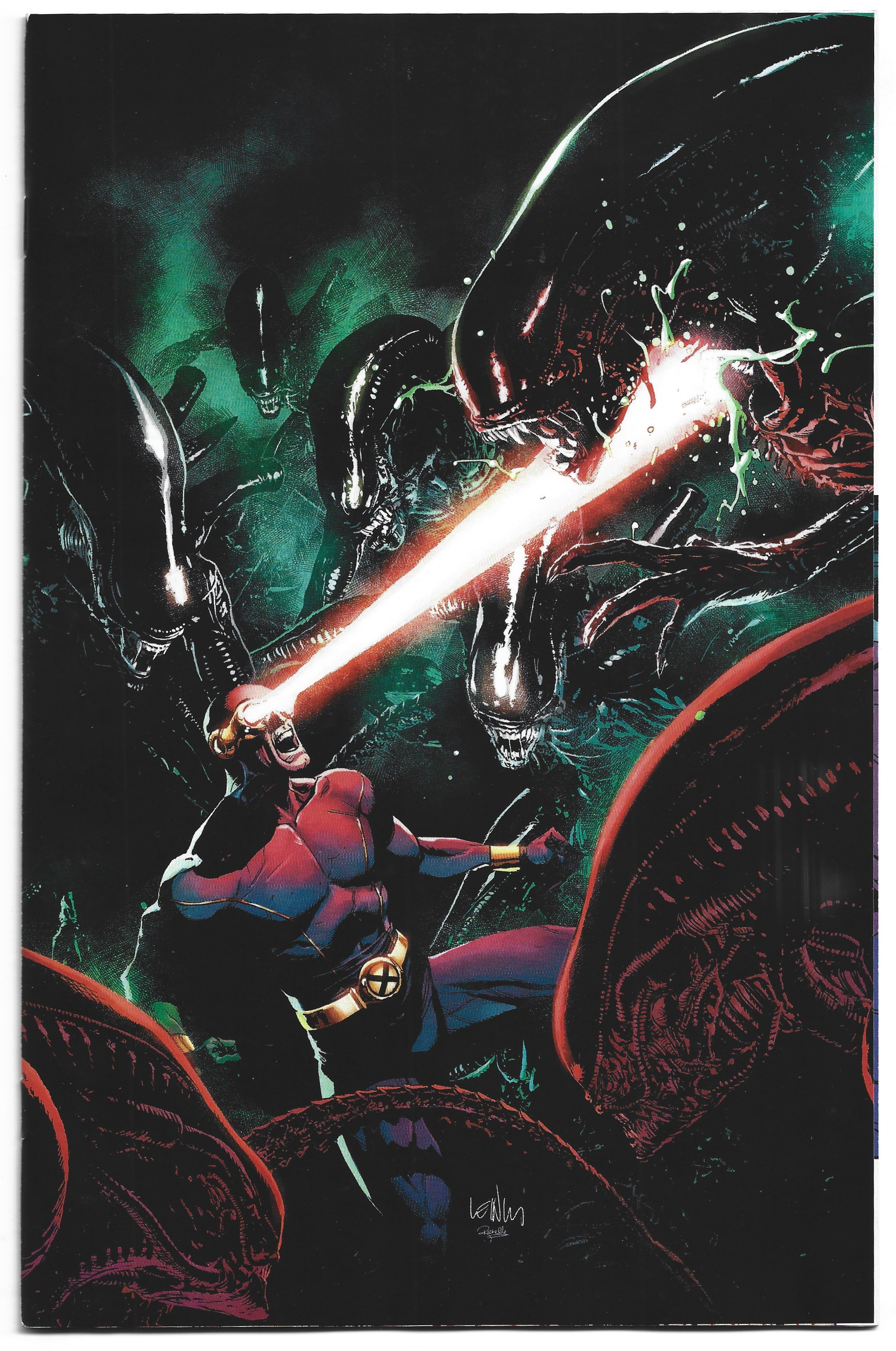 Alien vs X-Men #1 1:100 Leinil Yu Virgin Variant 2026 Gillen Claremont VF/NM
