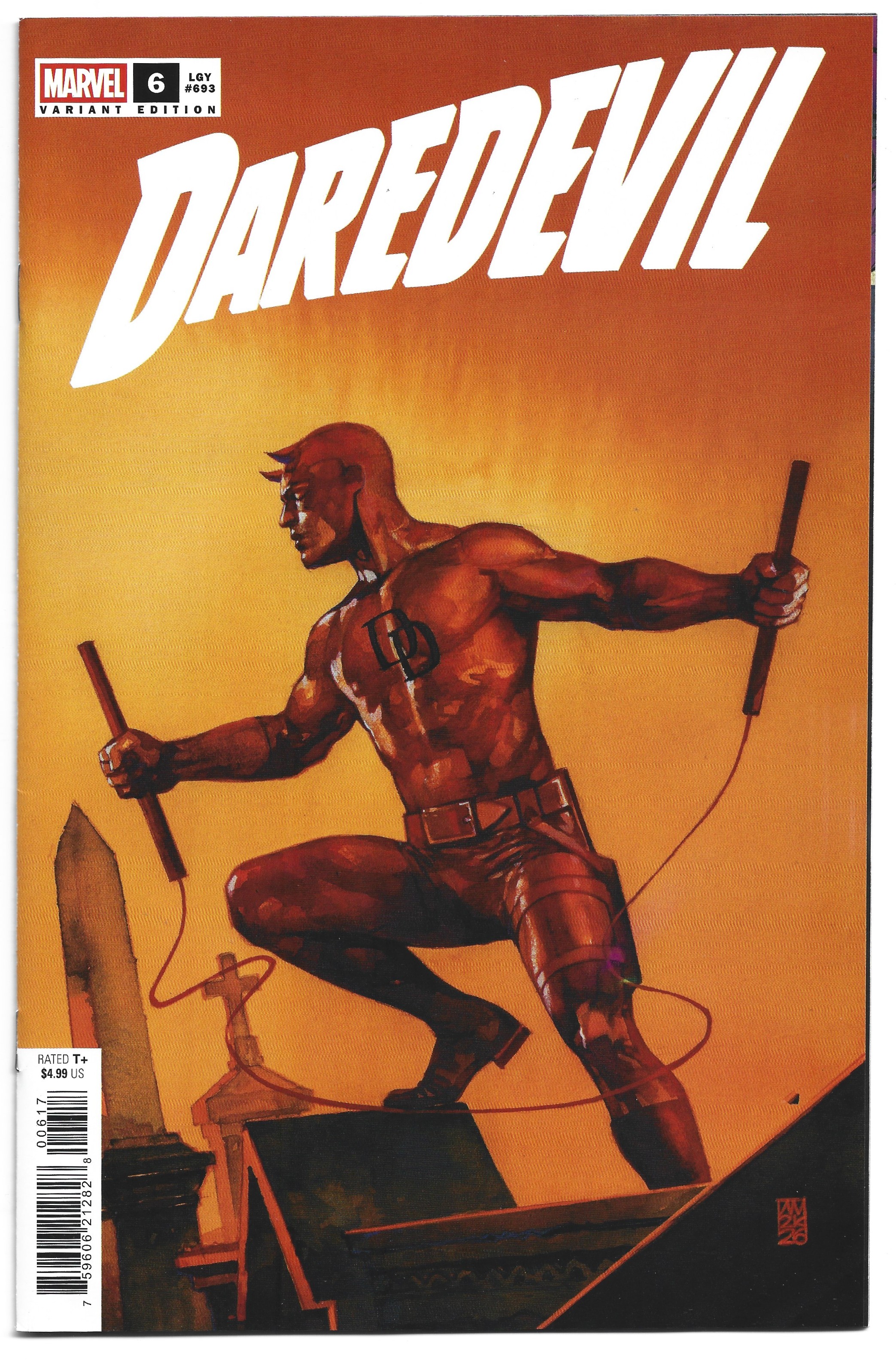 Daredevil #6 1:25 Alex Maleev Variant Marvel 2026 Phillips Flaviano NM-
