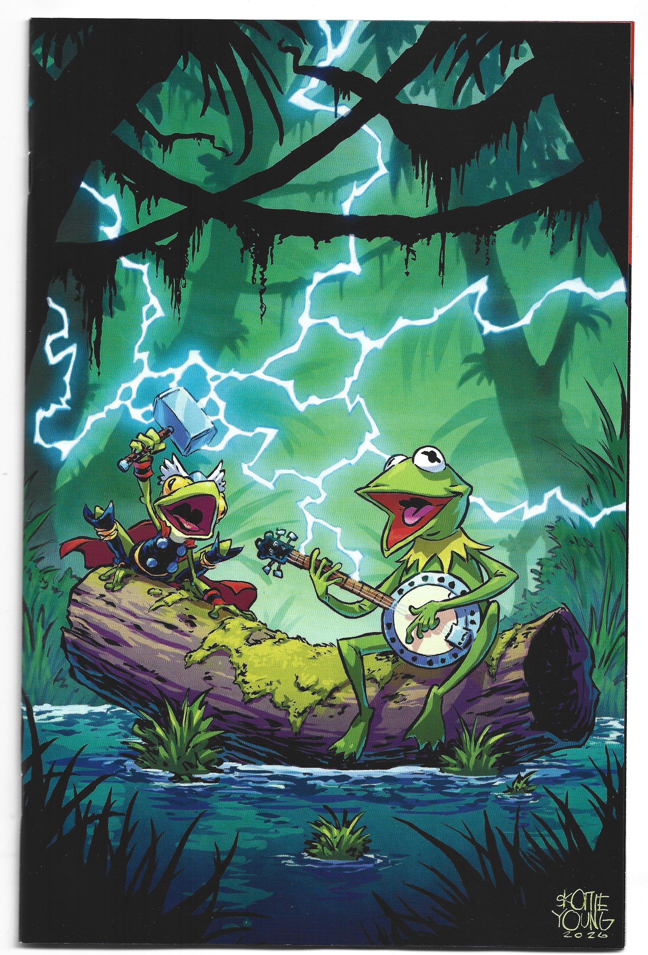 Muppets Take the Marvel Universe #1 1:100 Skottie Young Virgin Variant 2026 NM-
