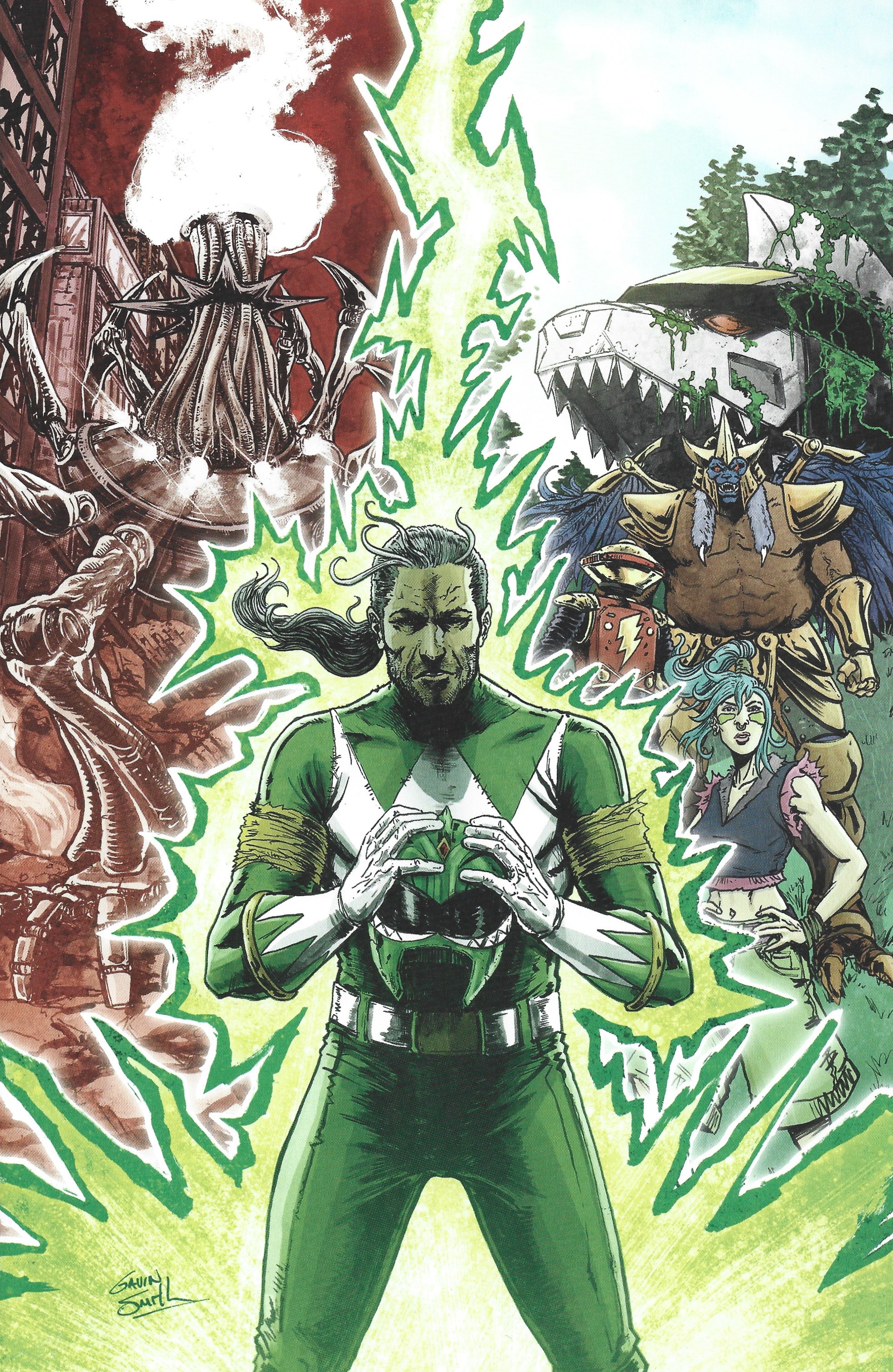Power Rangers Green #2 1:50 Gavin Smith Virgin Variant Boom 2026