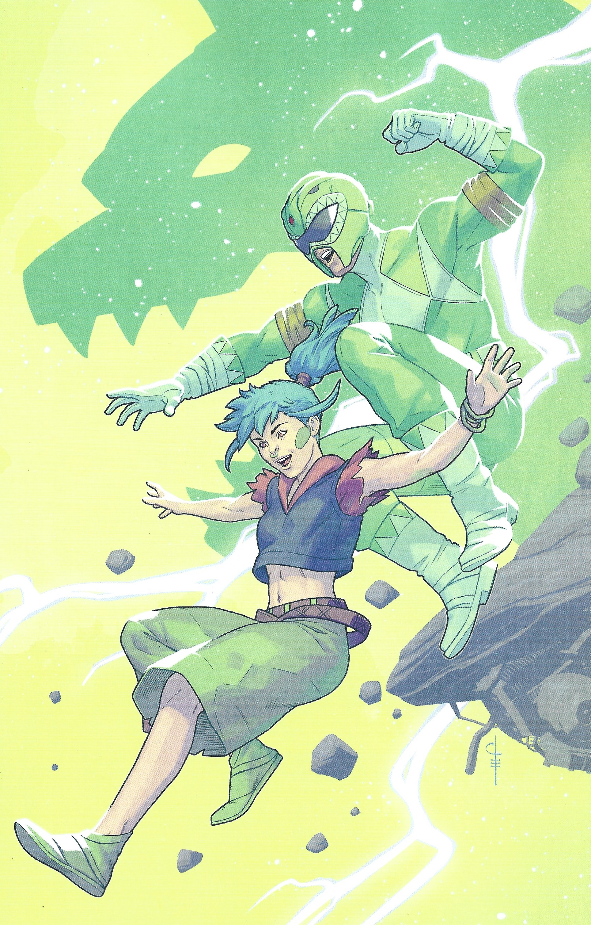 Power Rangers Green #2 1:20 Chris Evenhuis Virgin Variant Boom 2026