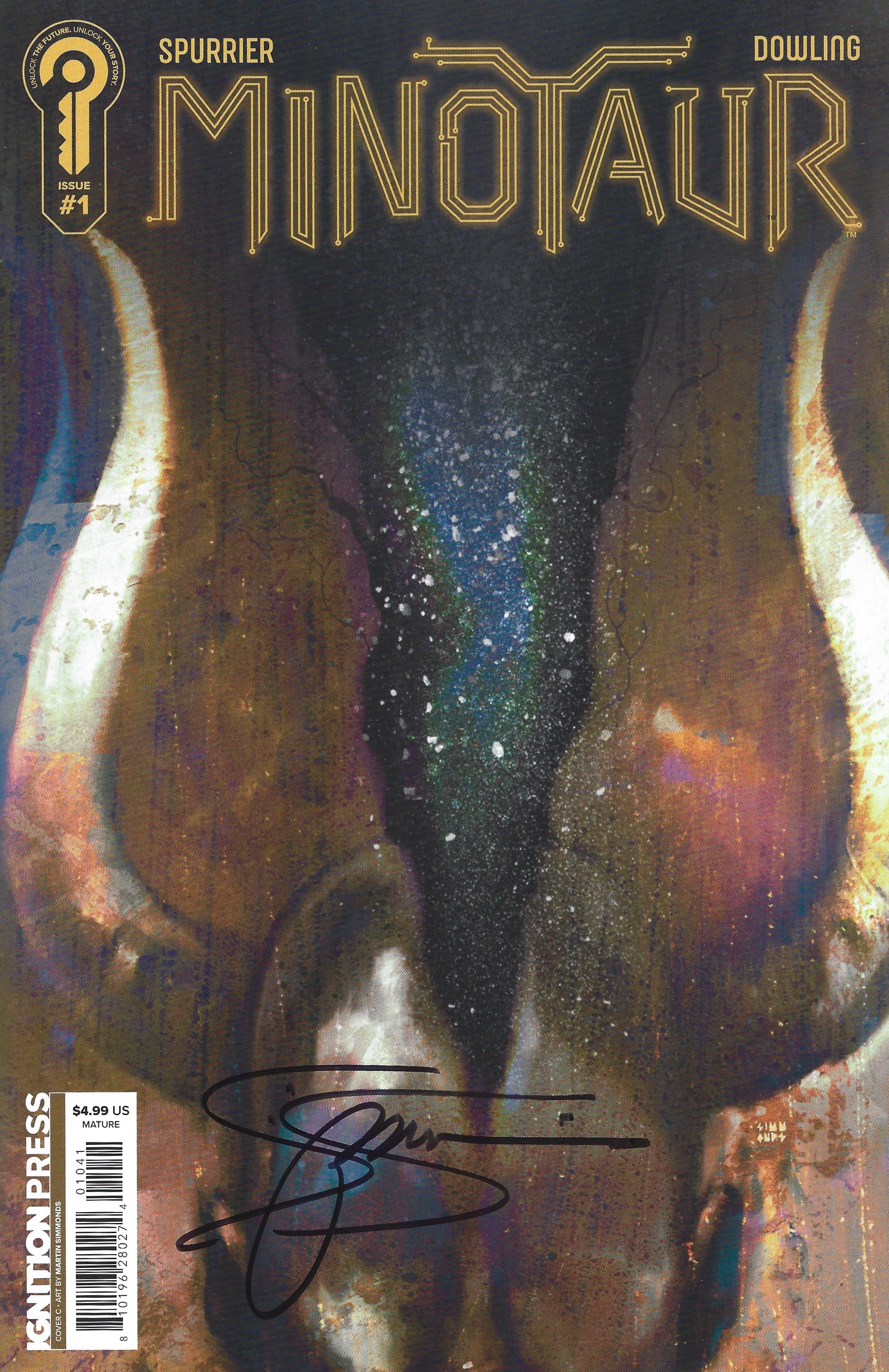 Minotaur #1 1:10 Simmonds Variant SIGNED by Simon Spurrier Ignition 2026