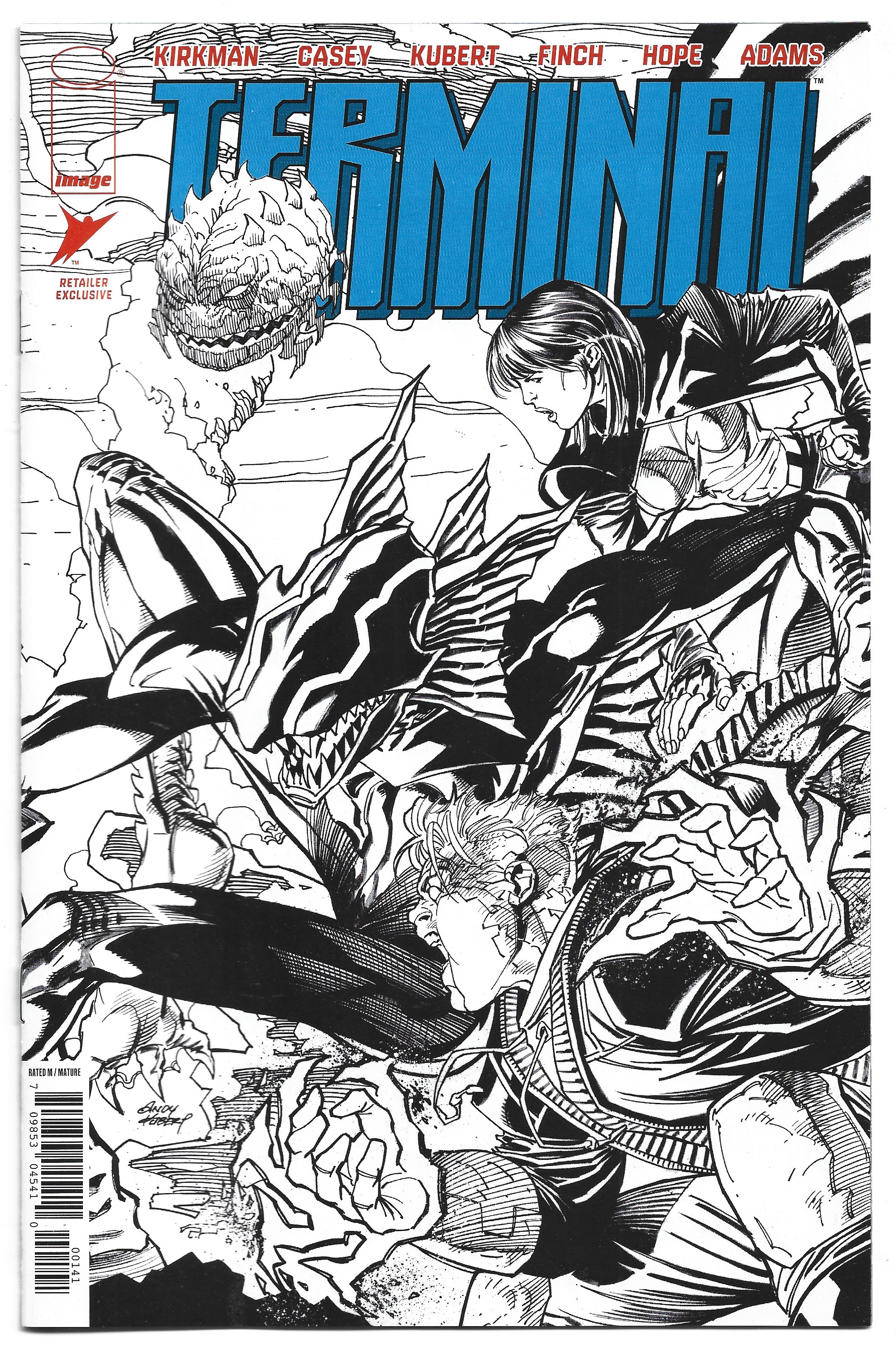 Terminal #1 Ashcan Retailer Exclusive Kubert Connecting Variant Image 2026