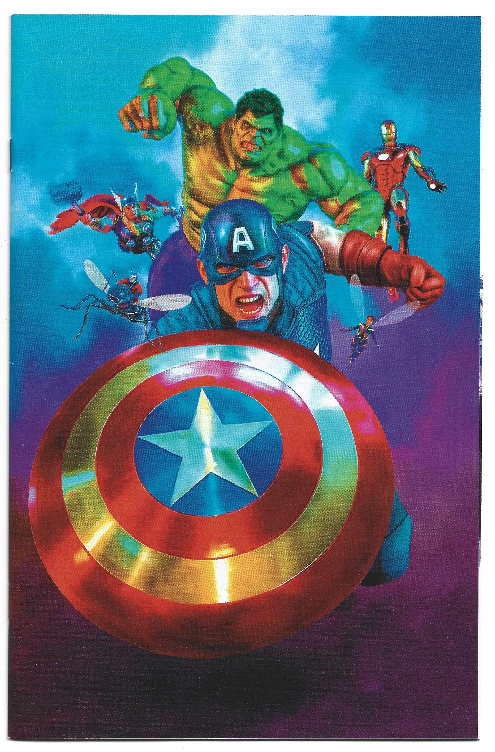 Captain America #12 1:50 Mark Spears Magic the Gathering Virgin Variant NM-