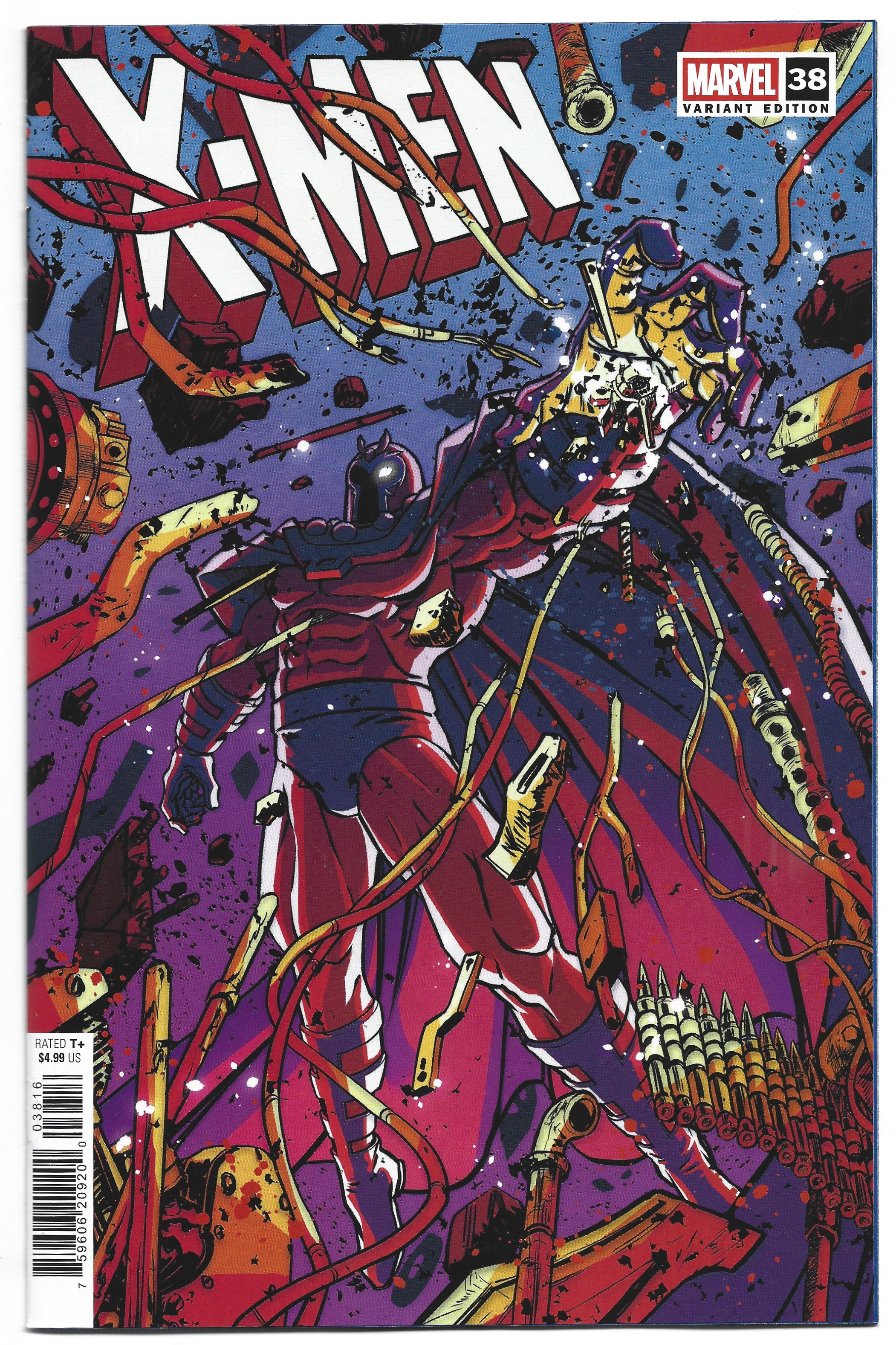 X-Men #38 1:25 Superlog Variant Magneto DNX Marvel 2024 NM-