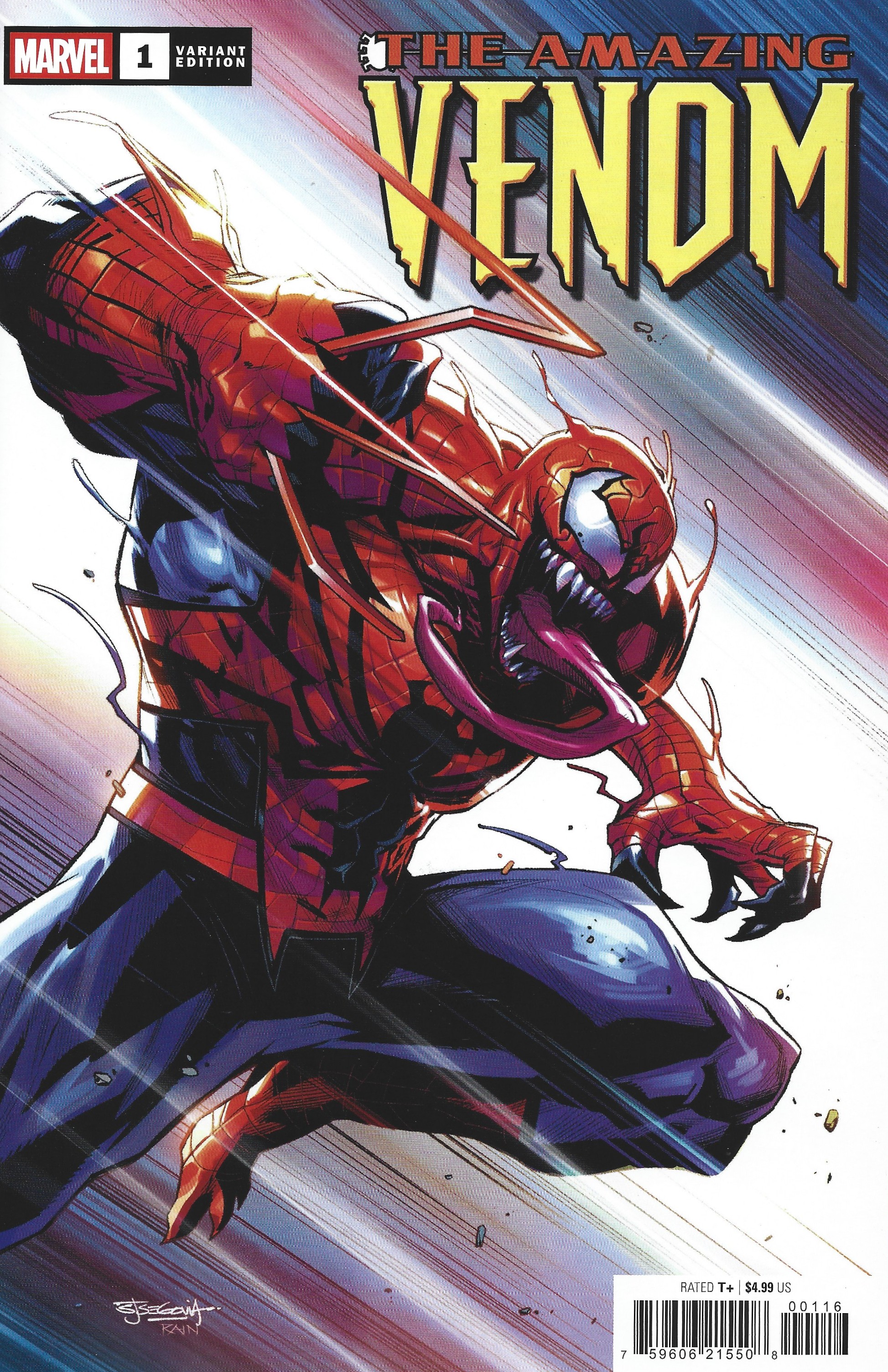 Amazing Venom #1 1:25 Stephen Segovia Variant Marvel 2026