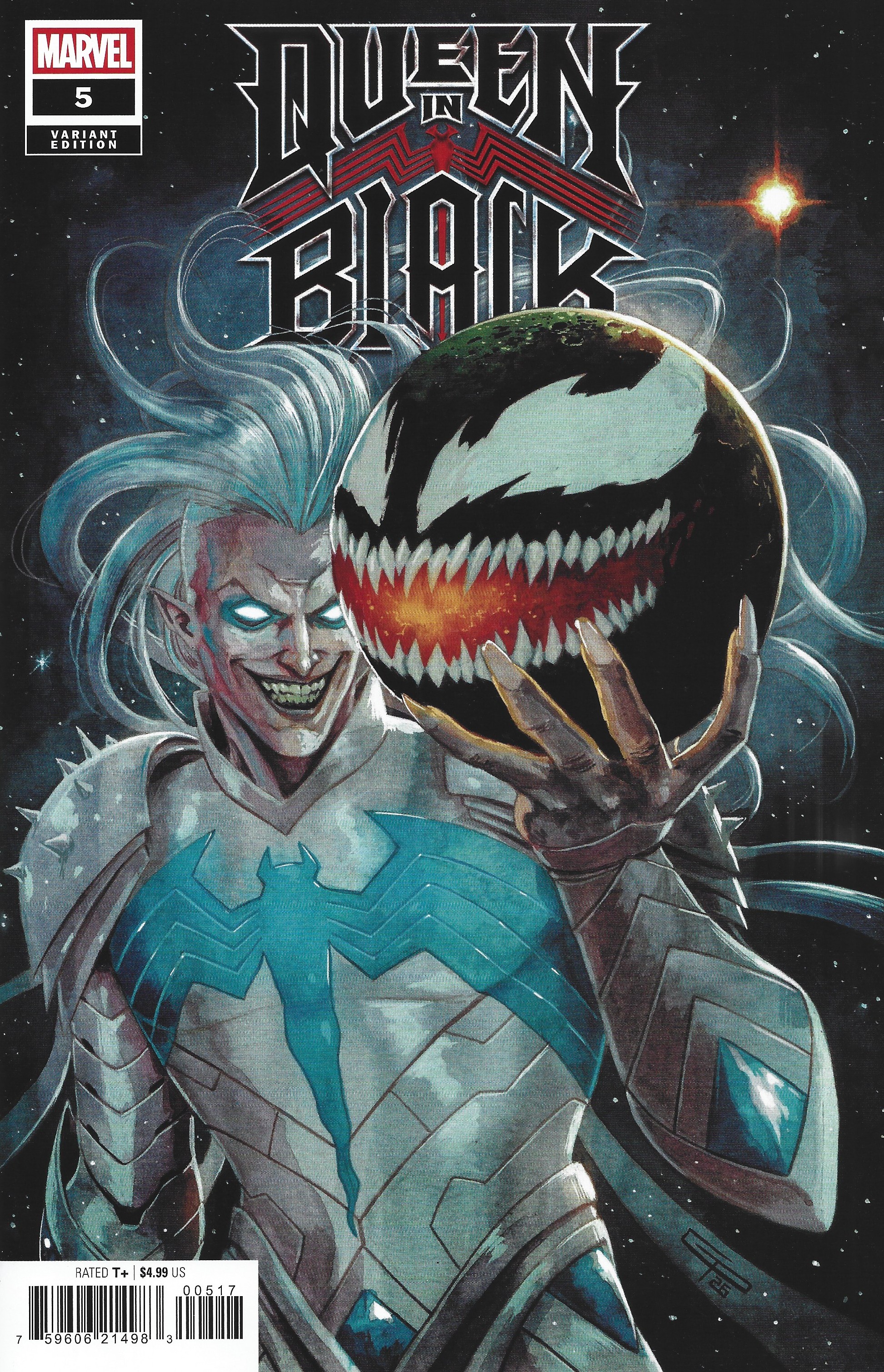 Queen in Black #5 1:25 Germán Peralta Variant Marvel 2026
