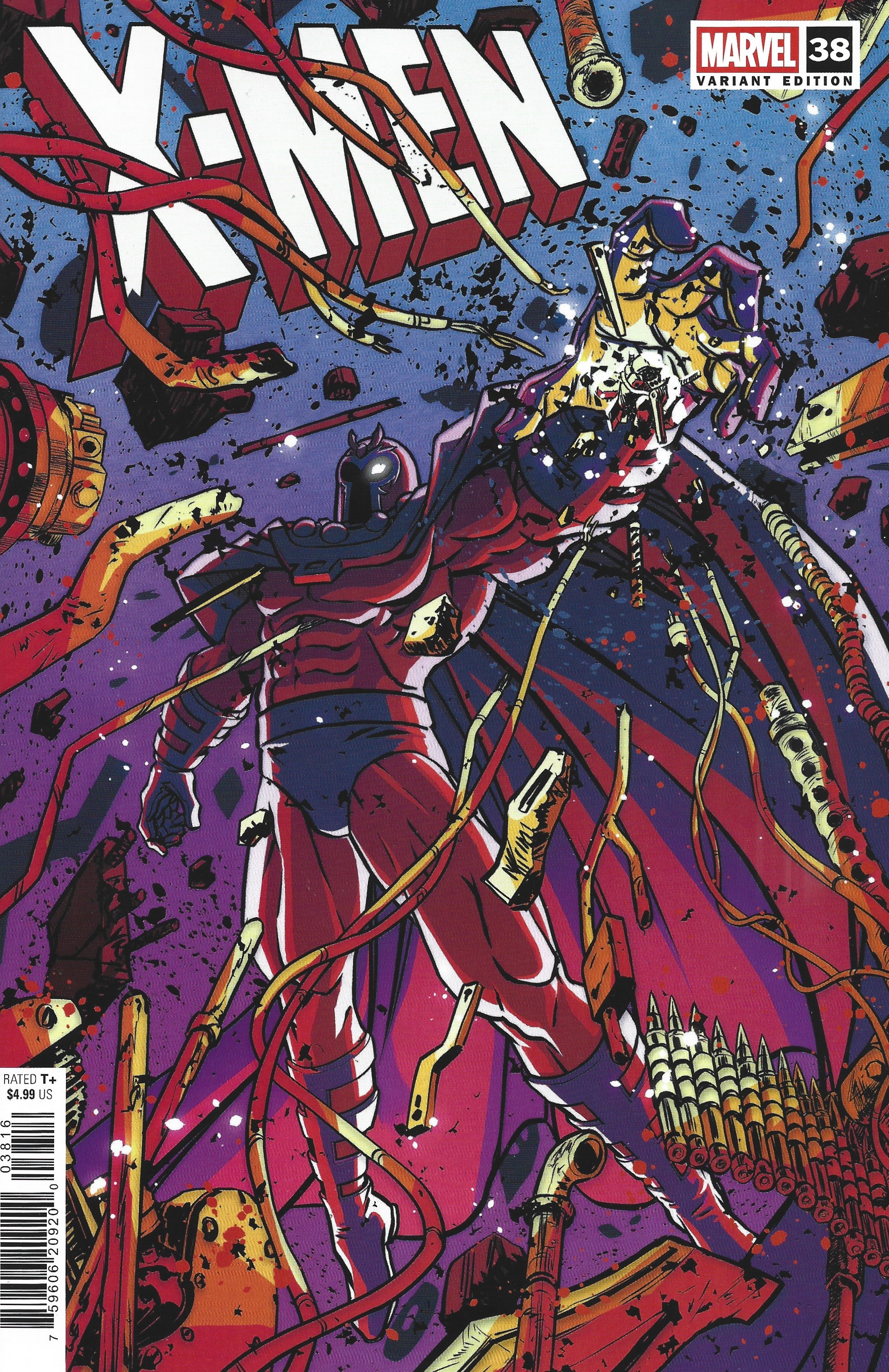 X-Men #38 1:25 Superlog Variant Magneto DNX Marvel 2024