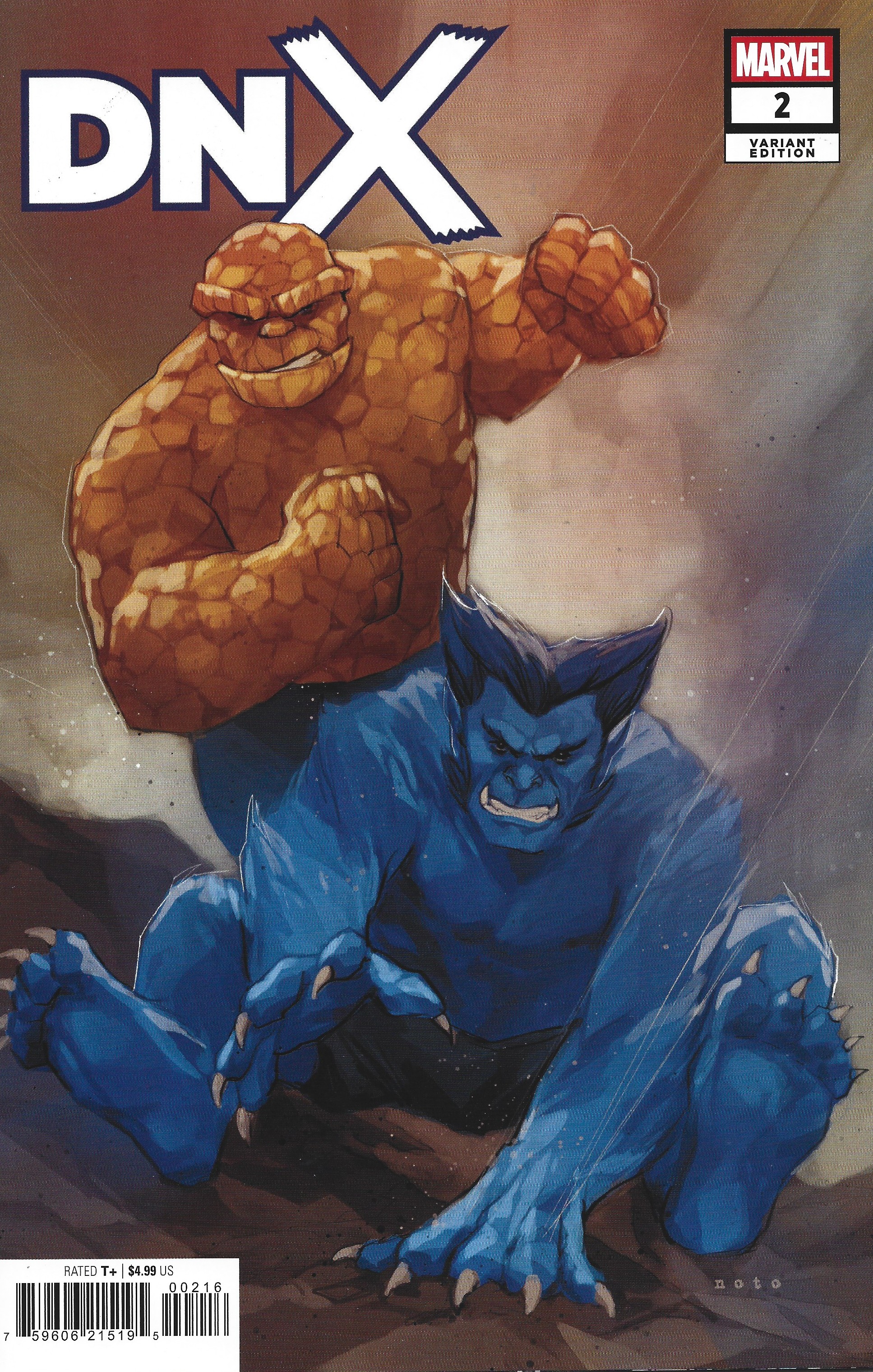 DNX #2 1:25 Phil Noto Variant Beast Thing Marvel 2026