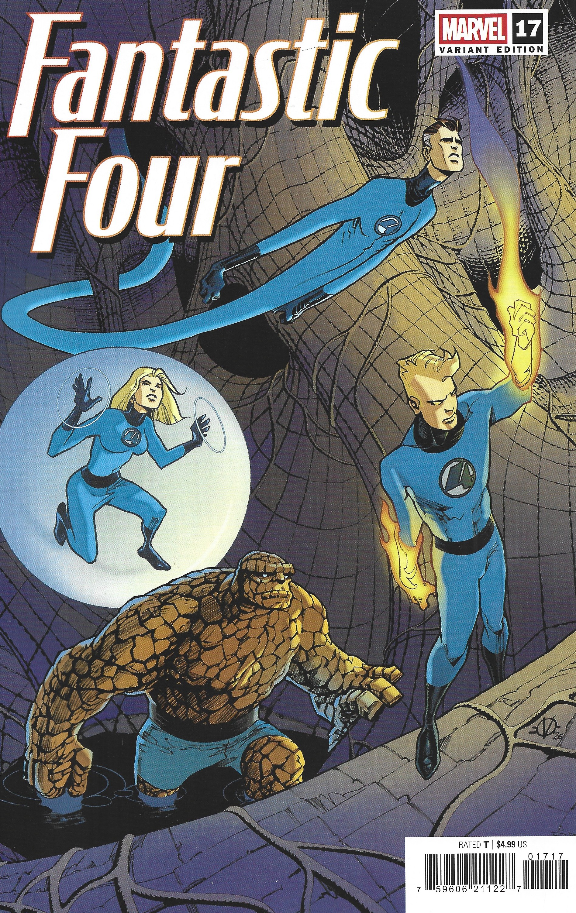 Fantastic four #17 1:25 Olivier Vatine Variant Marvel 2025