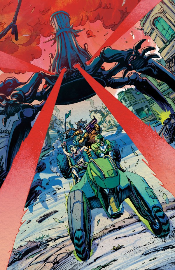Power Rangers Green #2 1:10 Gustaffo Vargas Foil Virgin Variant Boom 2026