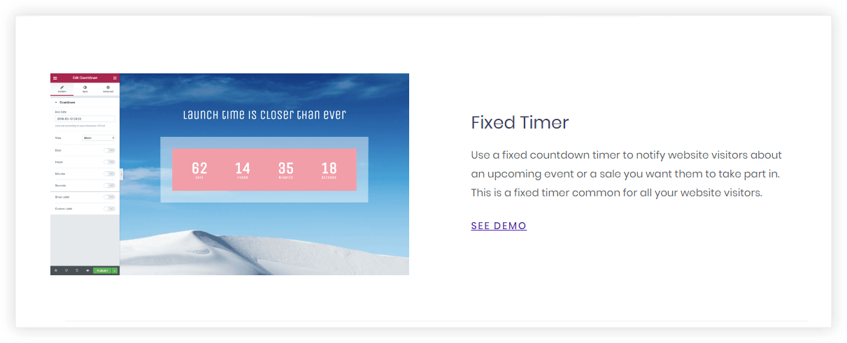 It's not like plugins to disable. Types Of Timers In Countdown Timer Widget