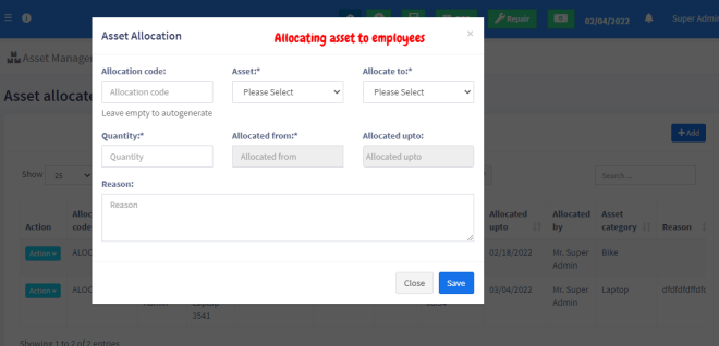 5 Assets Allocation Add