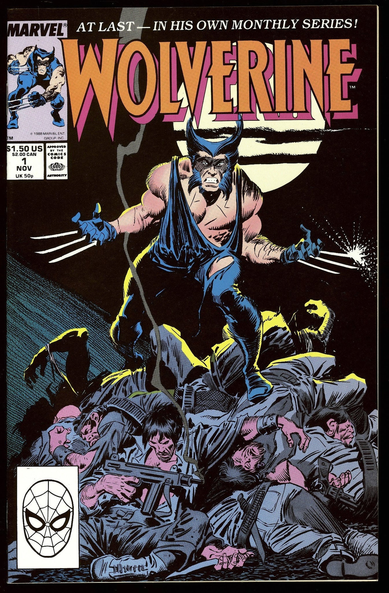 Wolverine 1 Marvel Comics 1988 Nm 1st Wolverine As Patch Ultimate