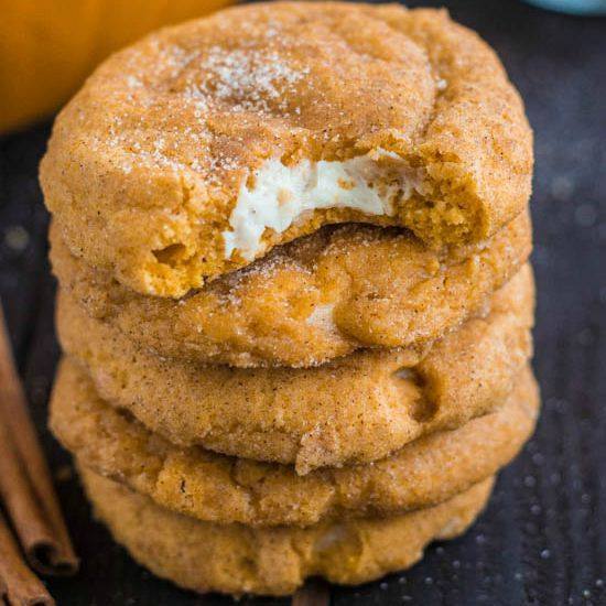 Pumpkin Cheesecake Snickerdoodles