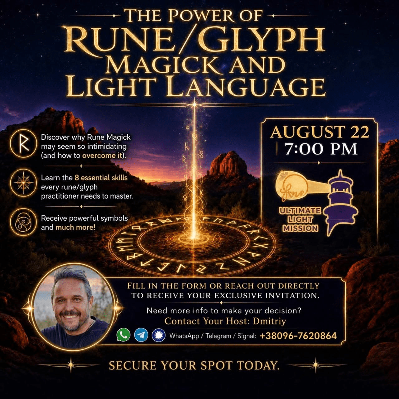 Rune/Glyph Magick and Light Language