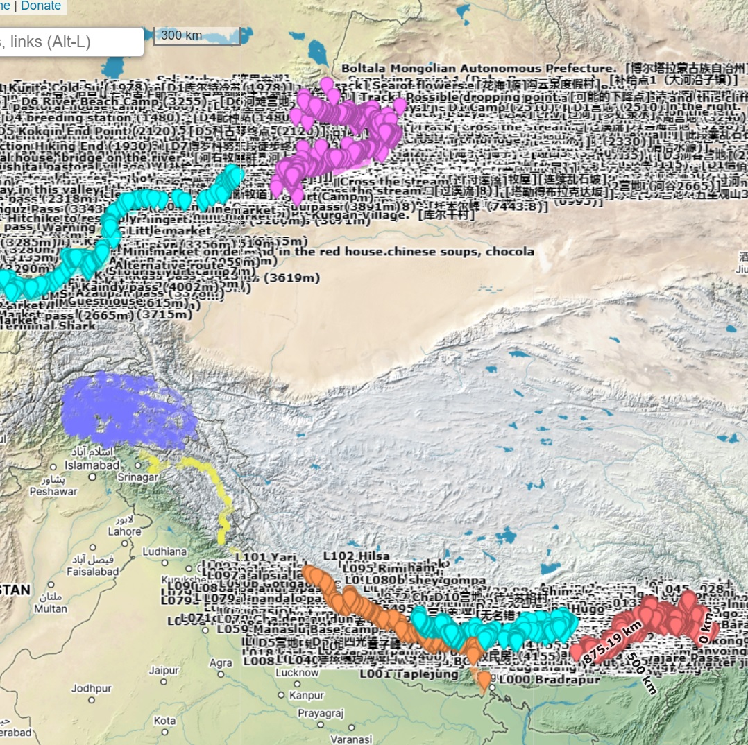Himalayan Traverse Planning Trans 