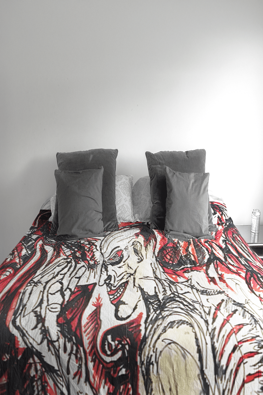 Duvet Cover. Remembering Dan S, a gifted creative and all-around good guy. Adapted from his watercolor painting.