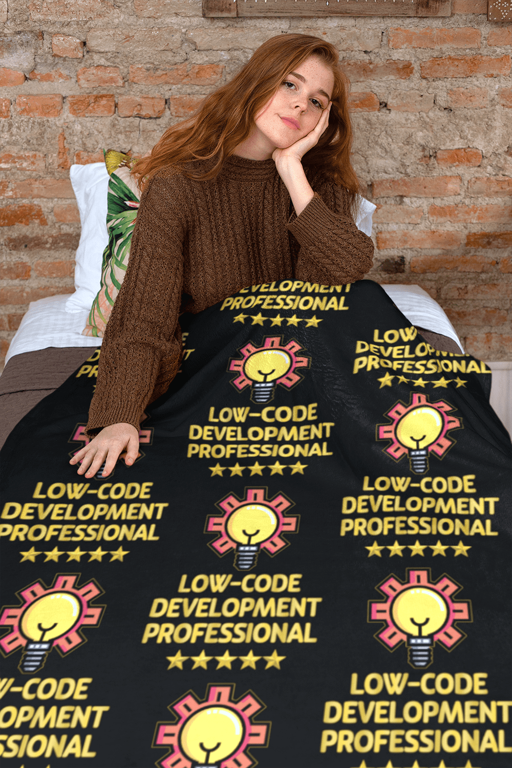 Comforter. “Low-Code Development Professional.” Are you at the forefront of the low-code, no-code revolution? Let everyone know you are a “five-star low-coder pro.”