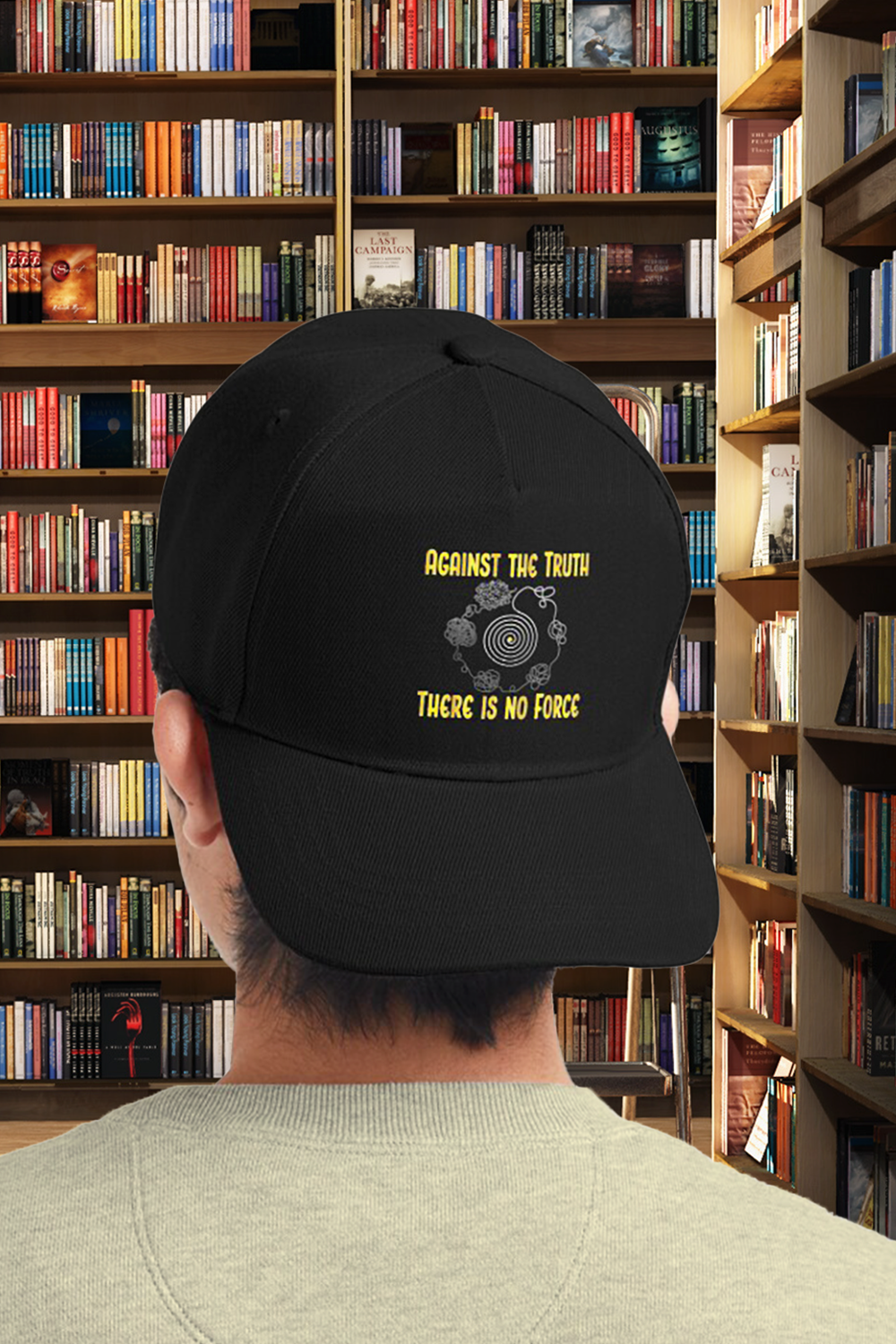 Baseball Cap. “Against the truth there is no force.” Start your day with thought-provoking words of wisdom. Let everyone know you are a truth seeker.
